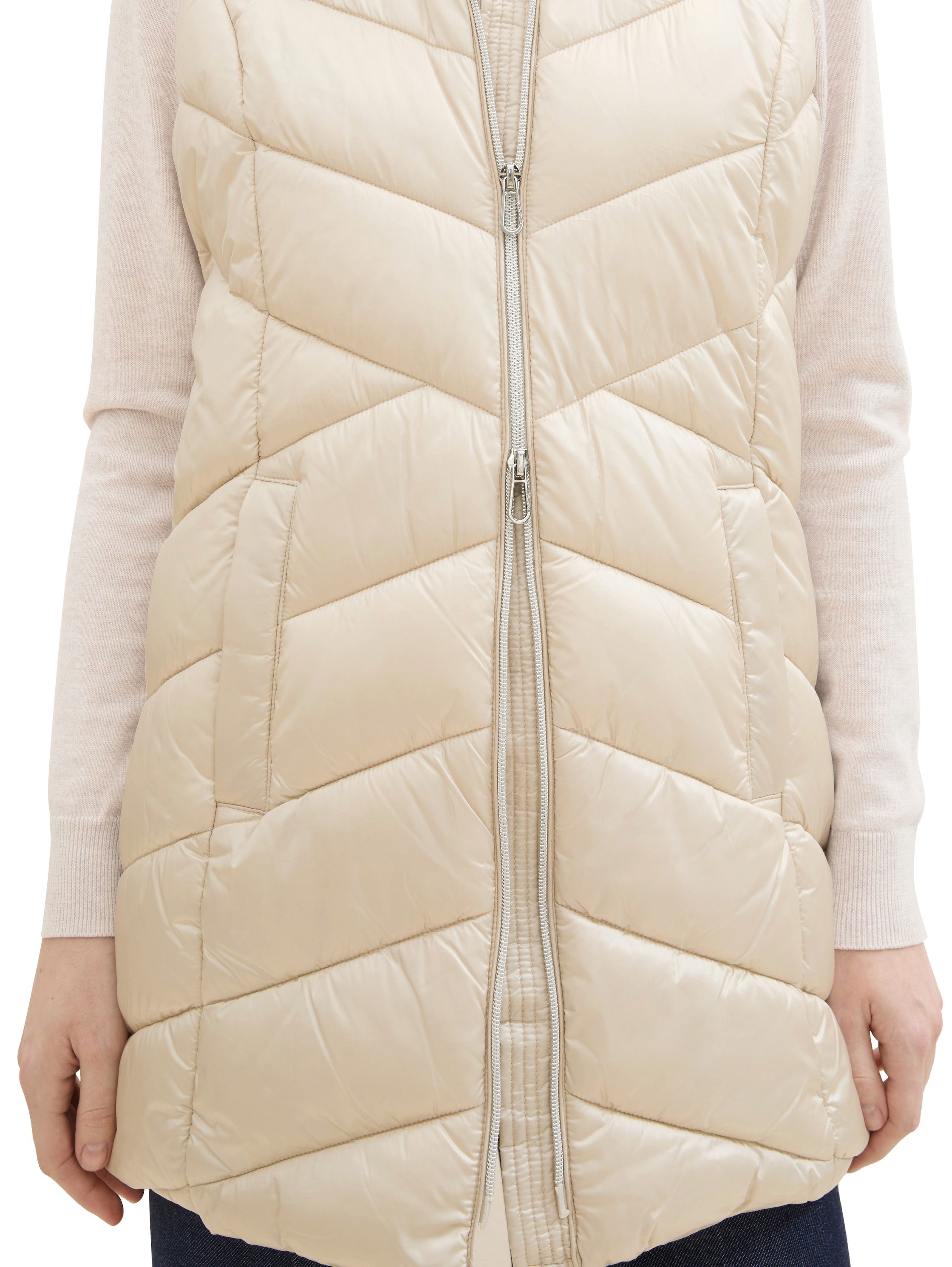 Tom Tailor Bodywarmer met een capuchon