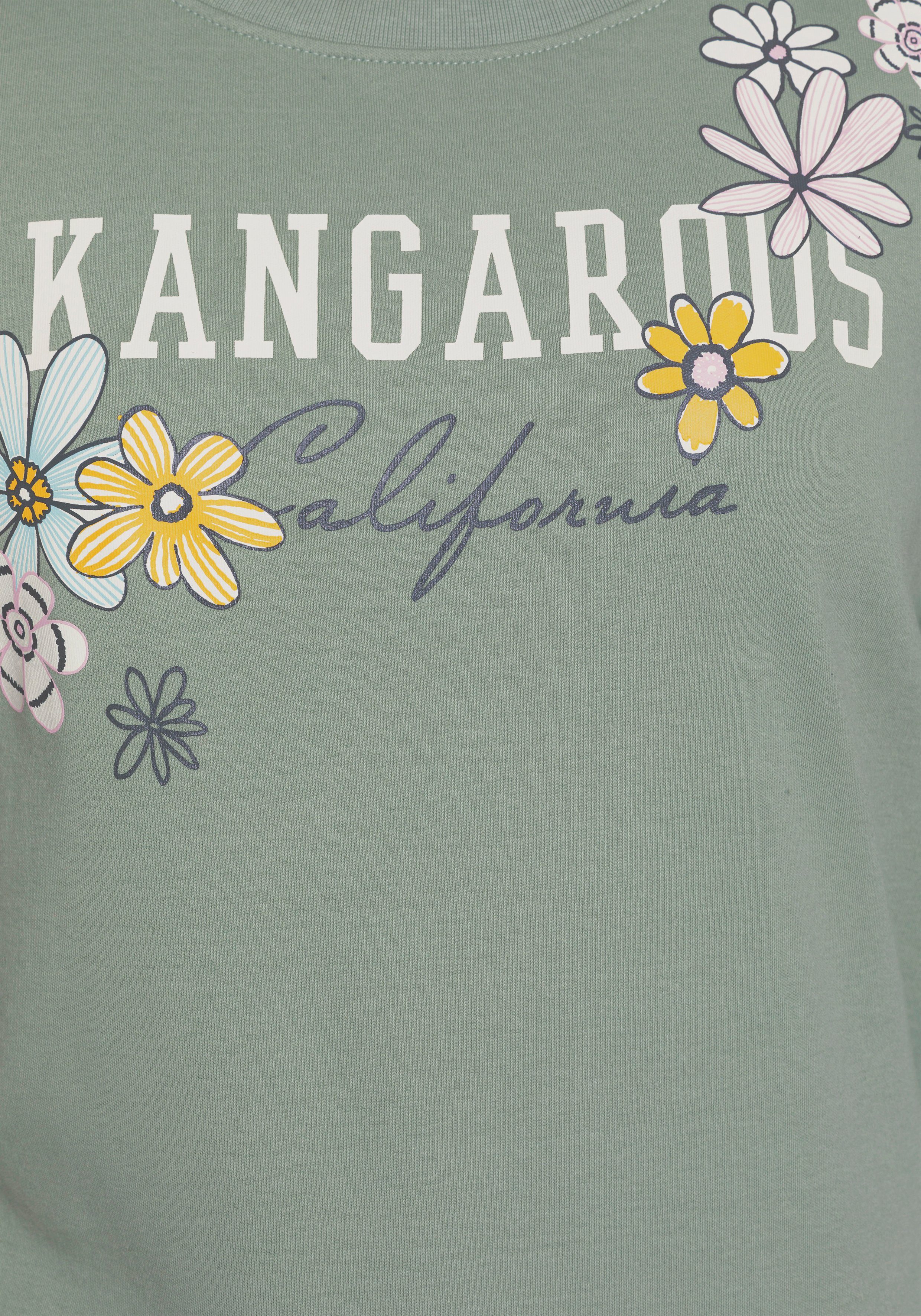 KangaROOS Sweatshirt met grote labelprint nieuwe collectie