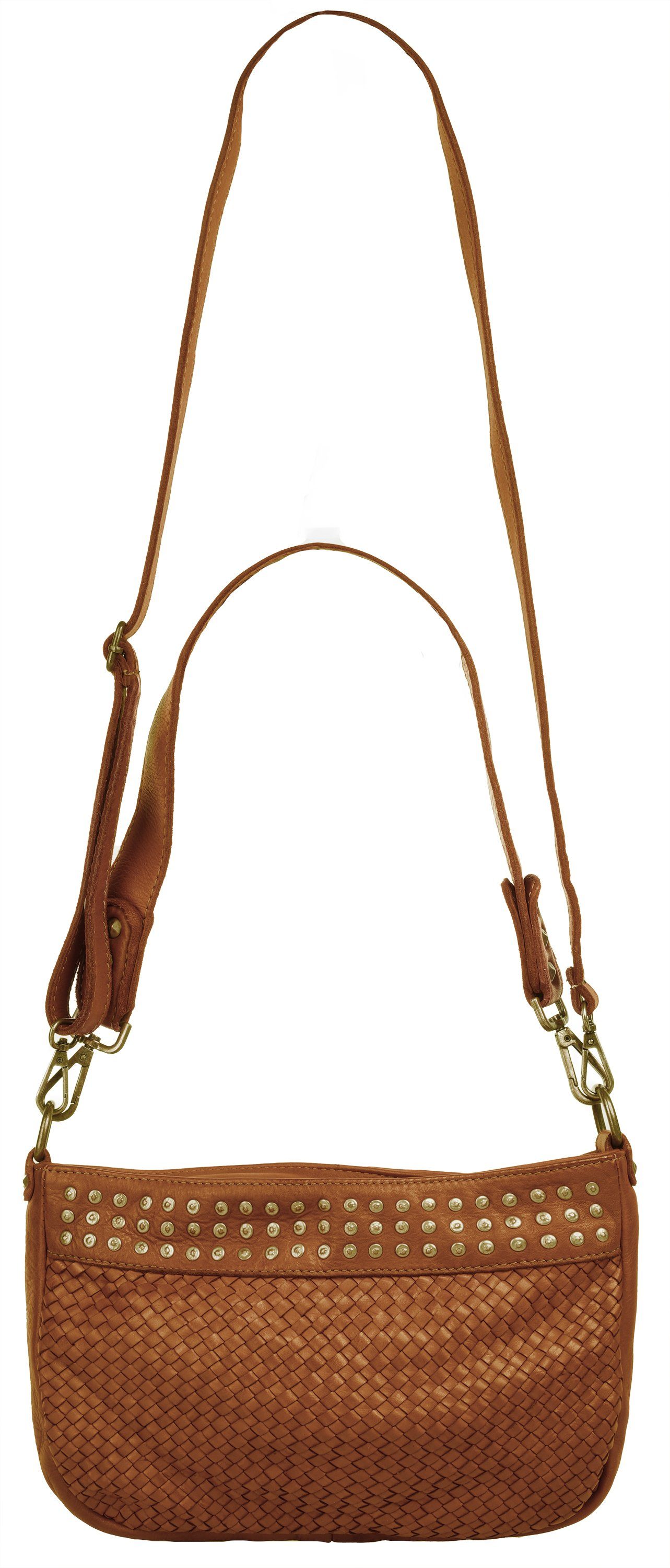 Samantha Look Schoudertas echt leer, made in italy