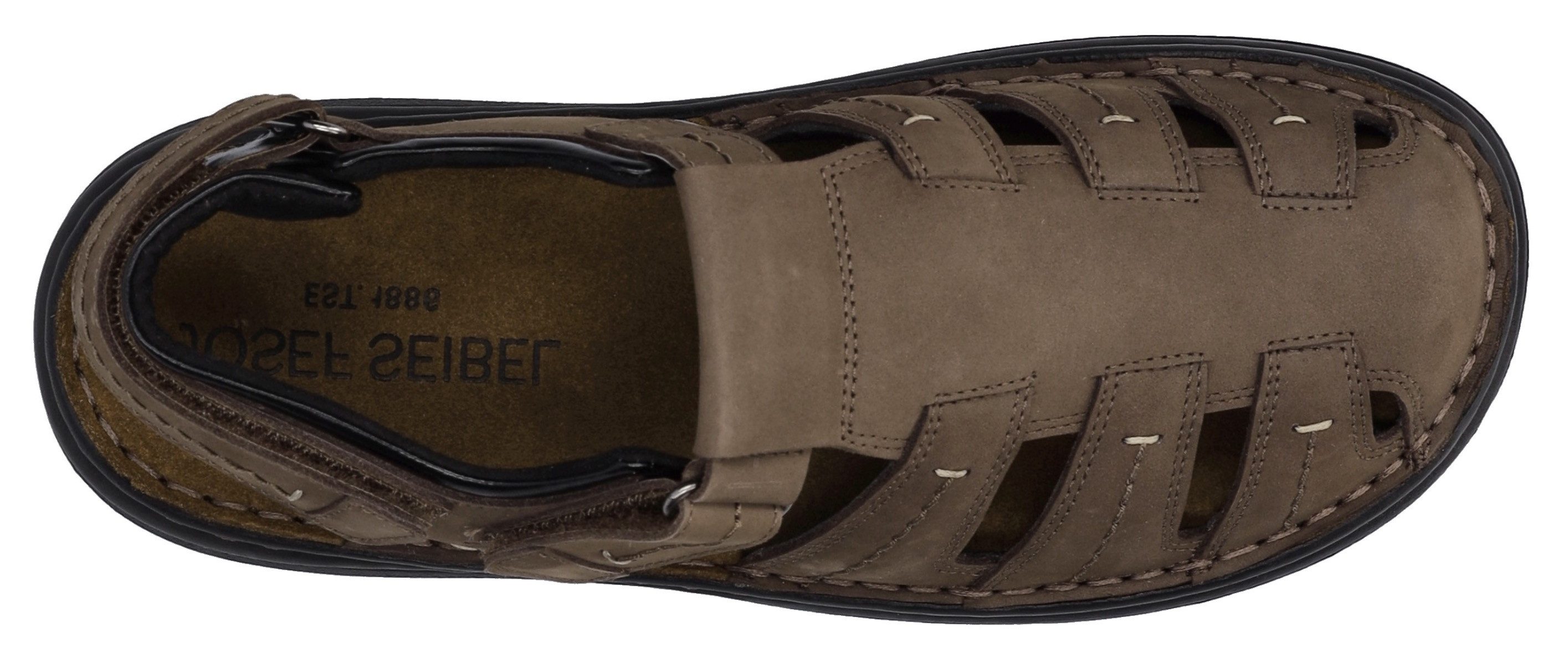 Josef Seibel Sandalen Max 92 , bakkersandalen, comfort-schoen, klittenbandschoen in brede vorm