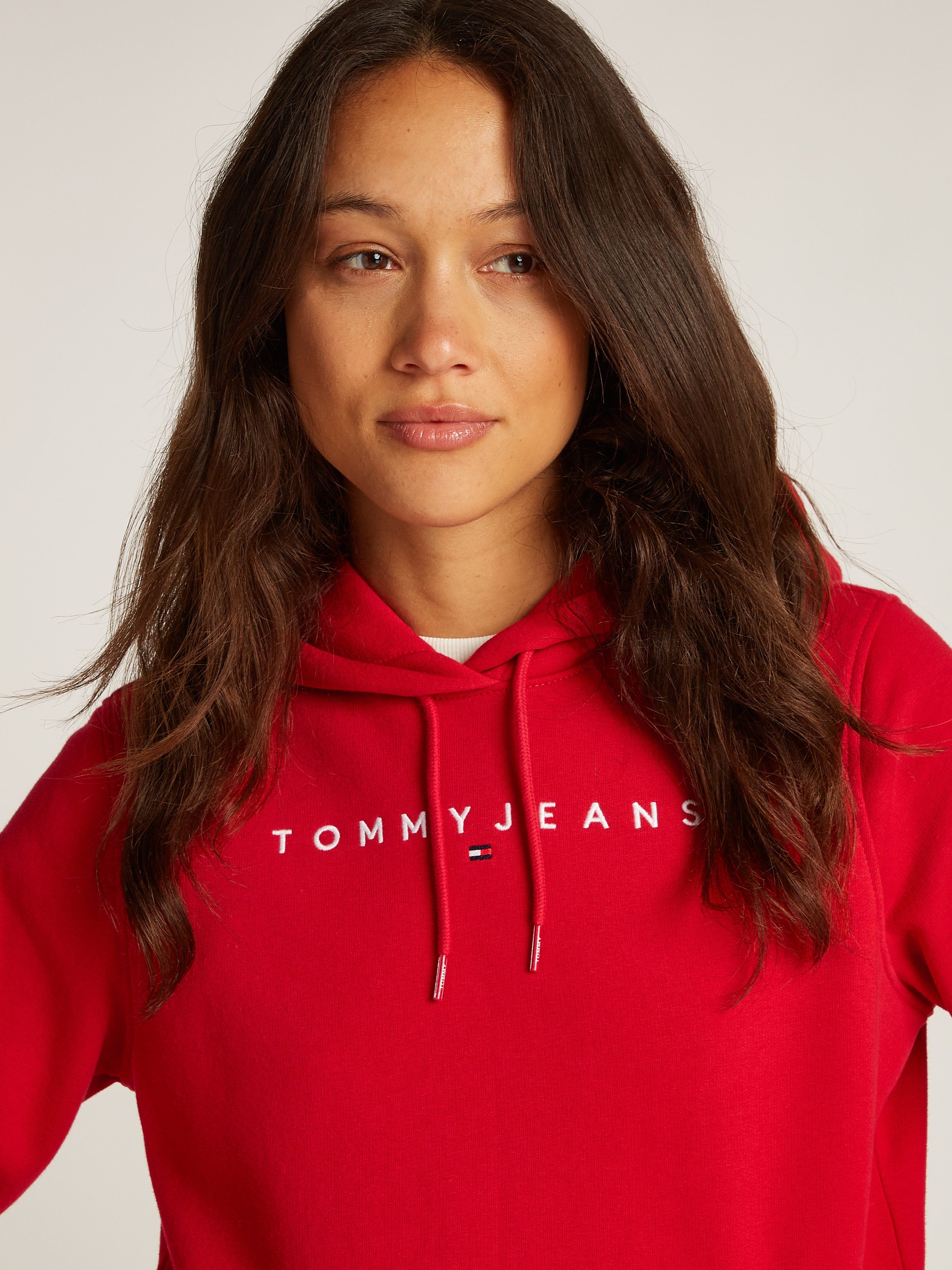 TOMMY JEANS Hoodie TJW REG LINEAR HOODIE met een logo-opschrift