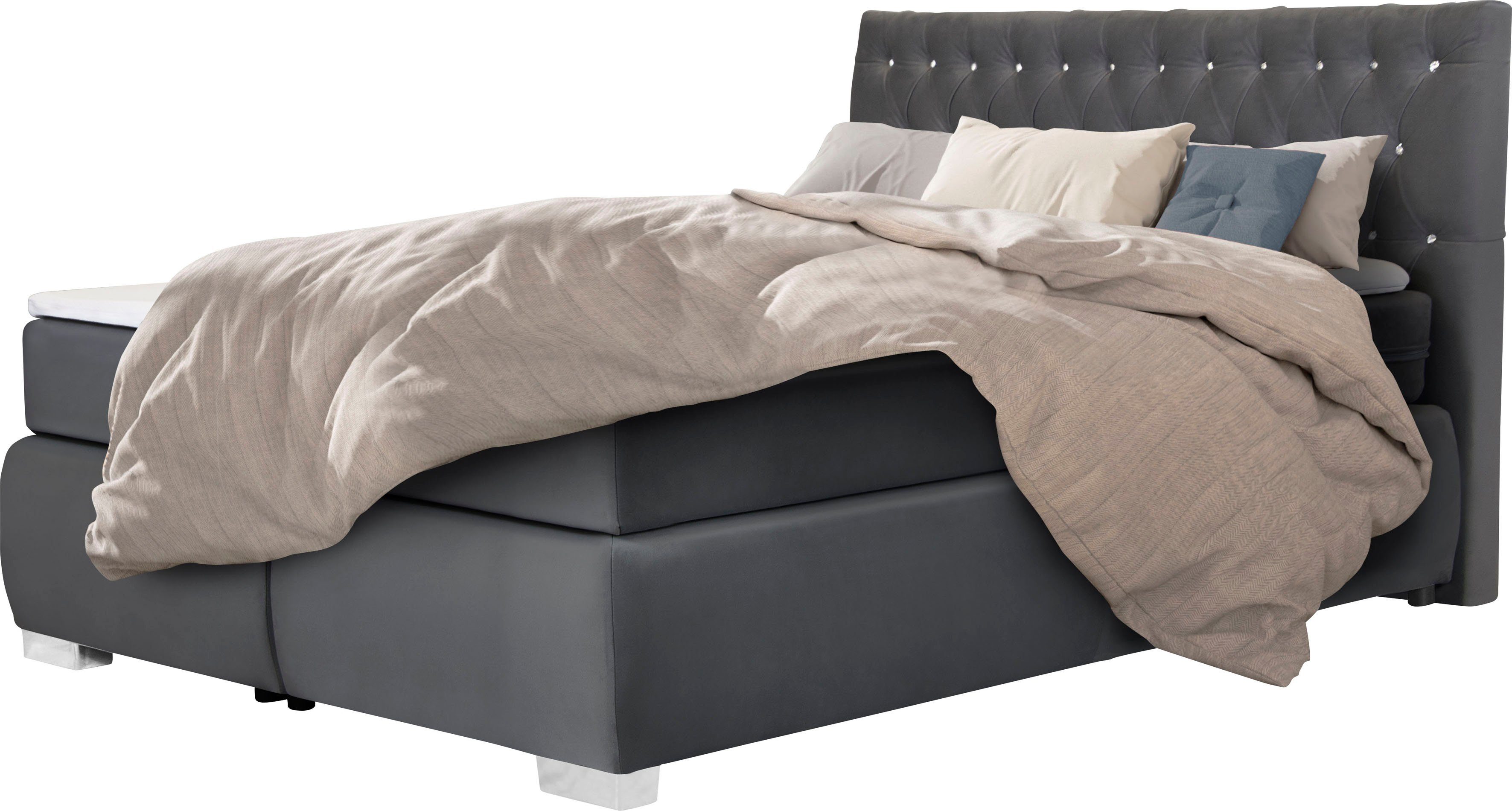 Leonique Boxspring Rumba Pocketveringsmatras in hardheid 3, in 4 breedten, incl. topmatras
