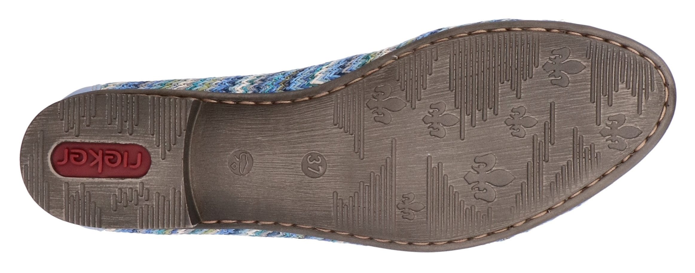 Rieker Ballerina's , slippers, instapschoen, pumps met zachte binnenzool