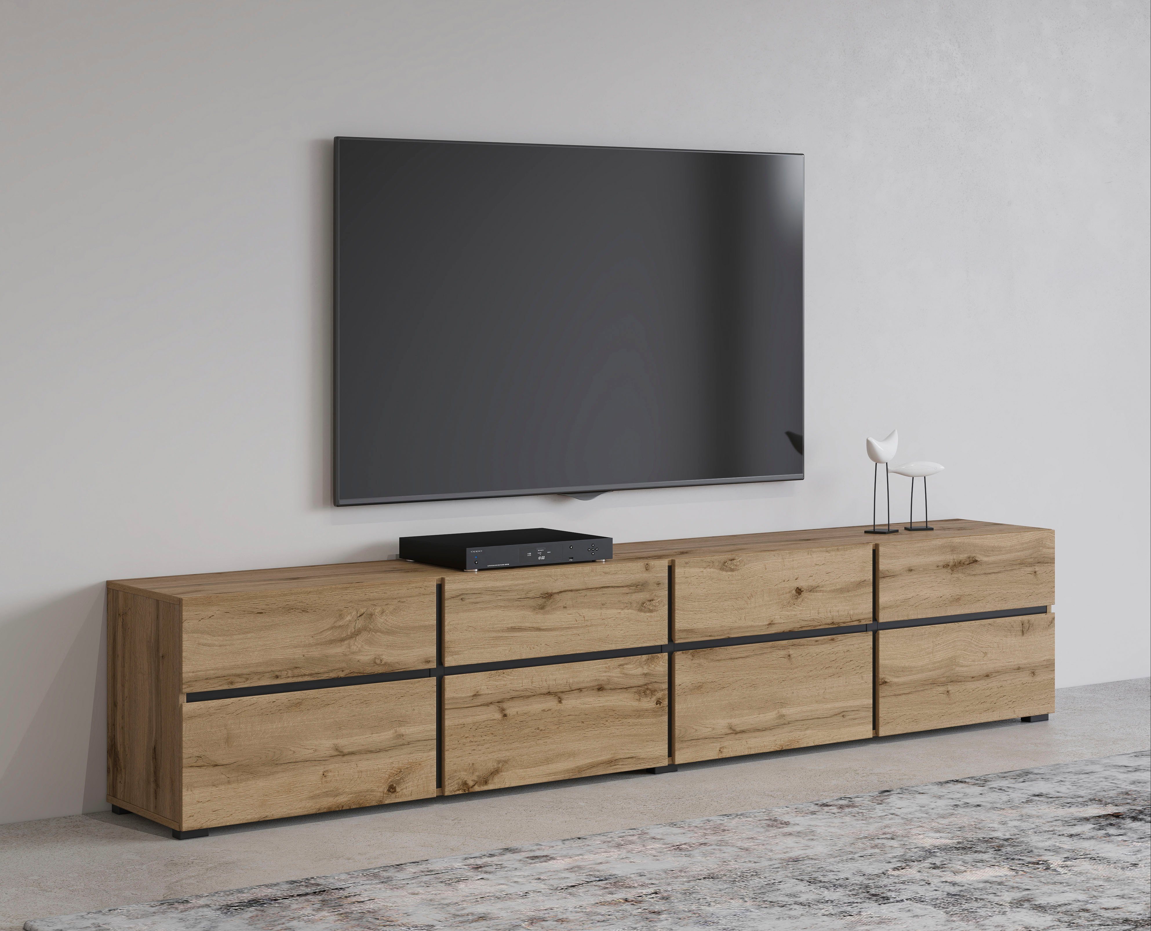 INOSIGN Tv-meubel Cross Breedte ca. 225 cm