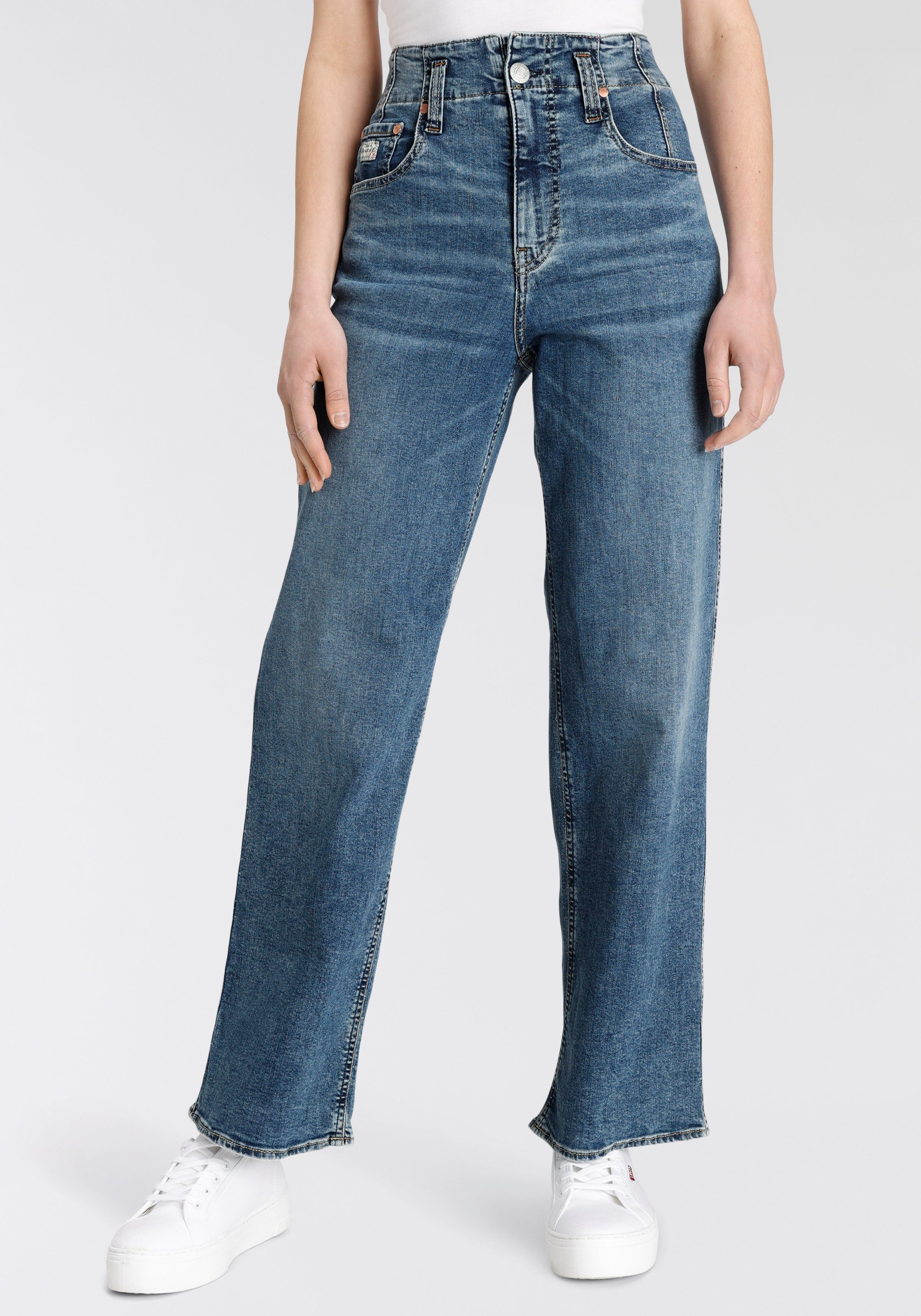 Herrlicher Rechte jeans Baggy Straight Recycled Denim