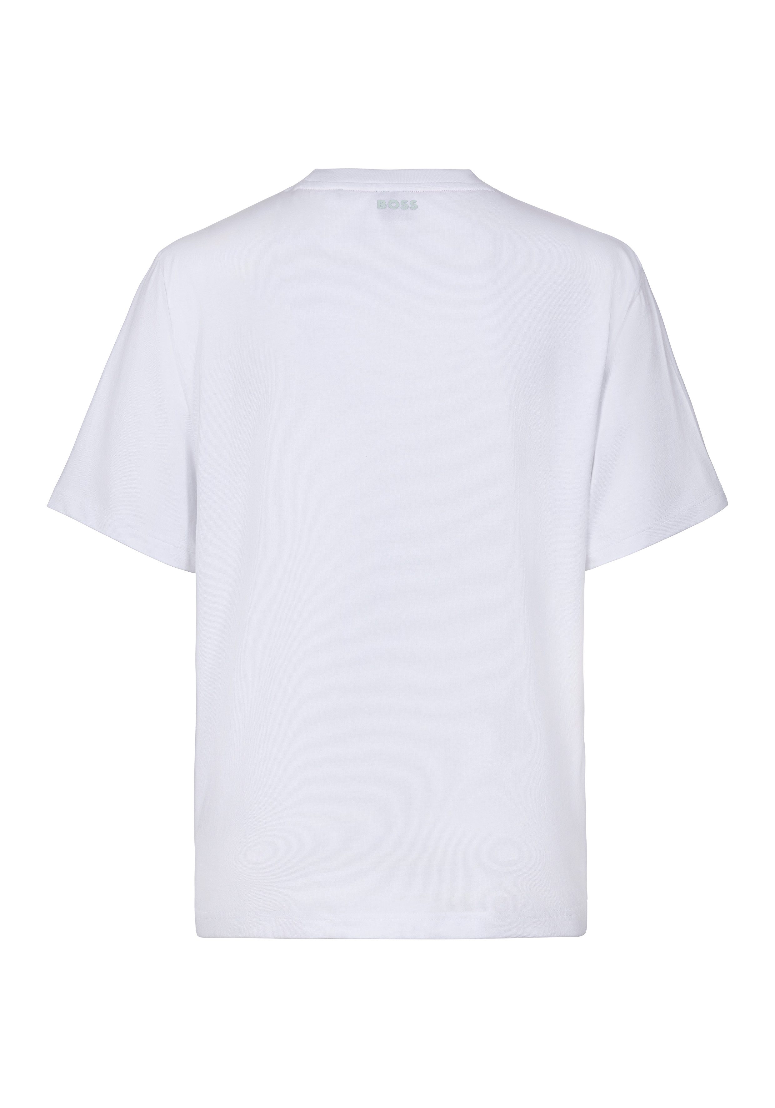 Boss Orange T-shirt Te fishpatch met opgestikt logo