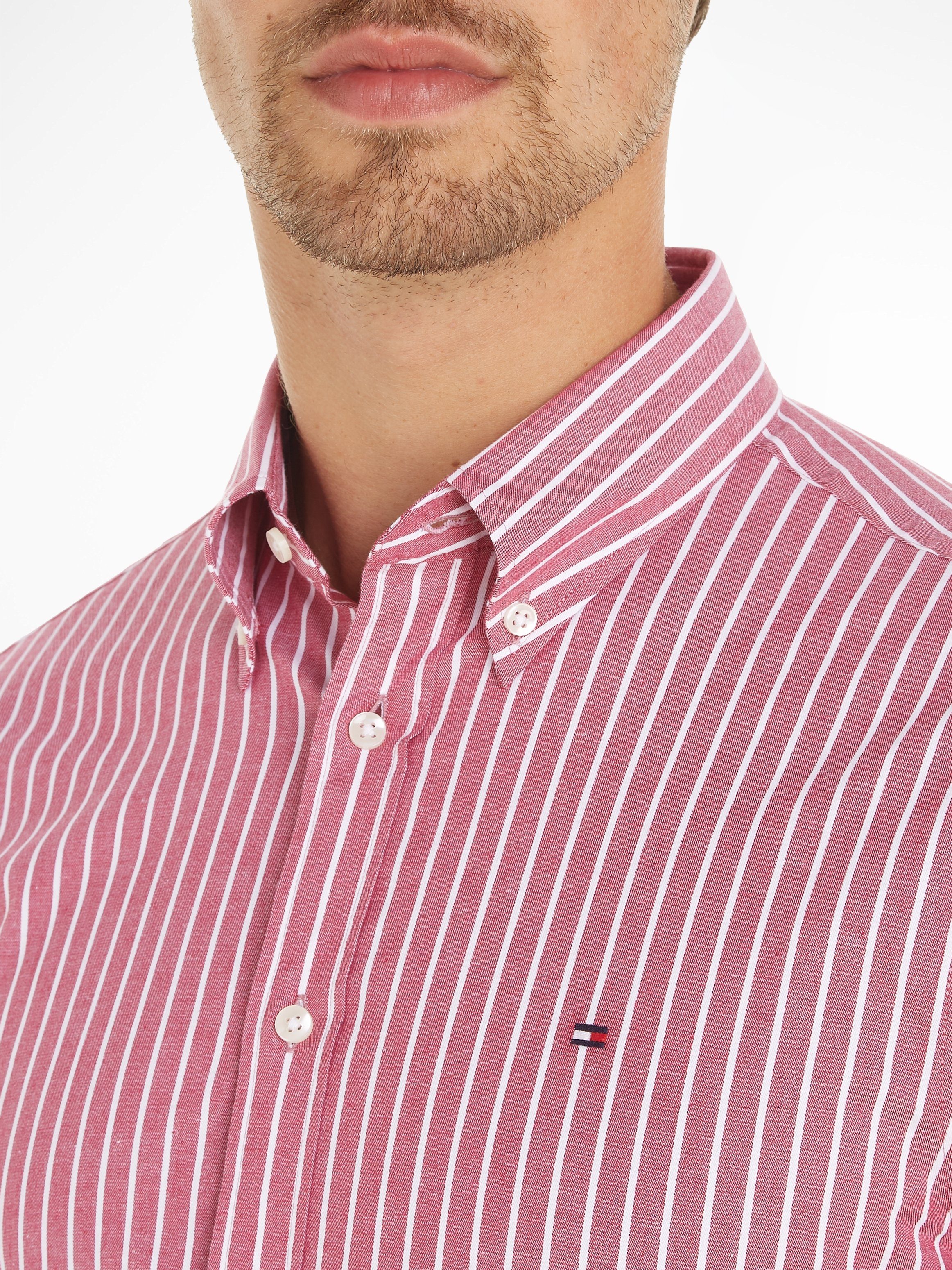 Tommy Hilfiger Overhemd met lange mouwen CL STRETCH TWILL STRIPE SF SHIRT