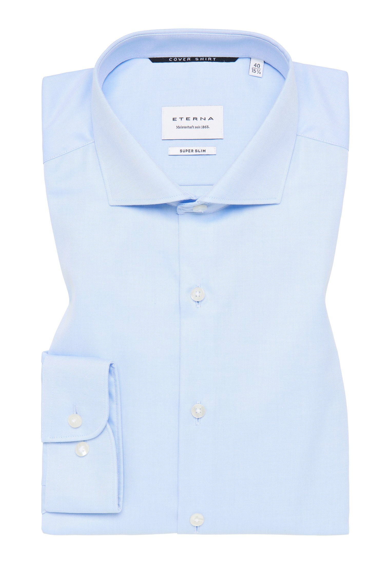 Eterna Overhemd met lange mouwen SUPER SLIM NON IRON (strijkvrij)