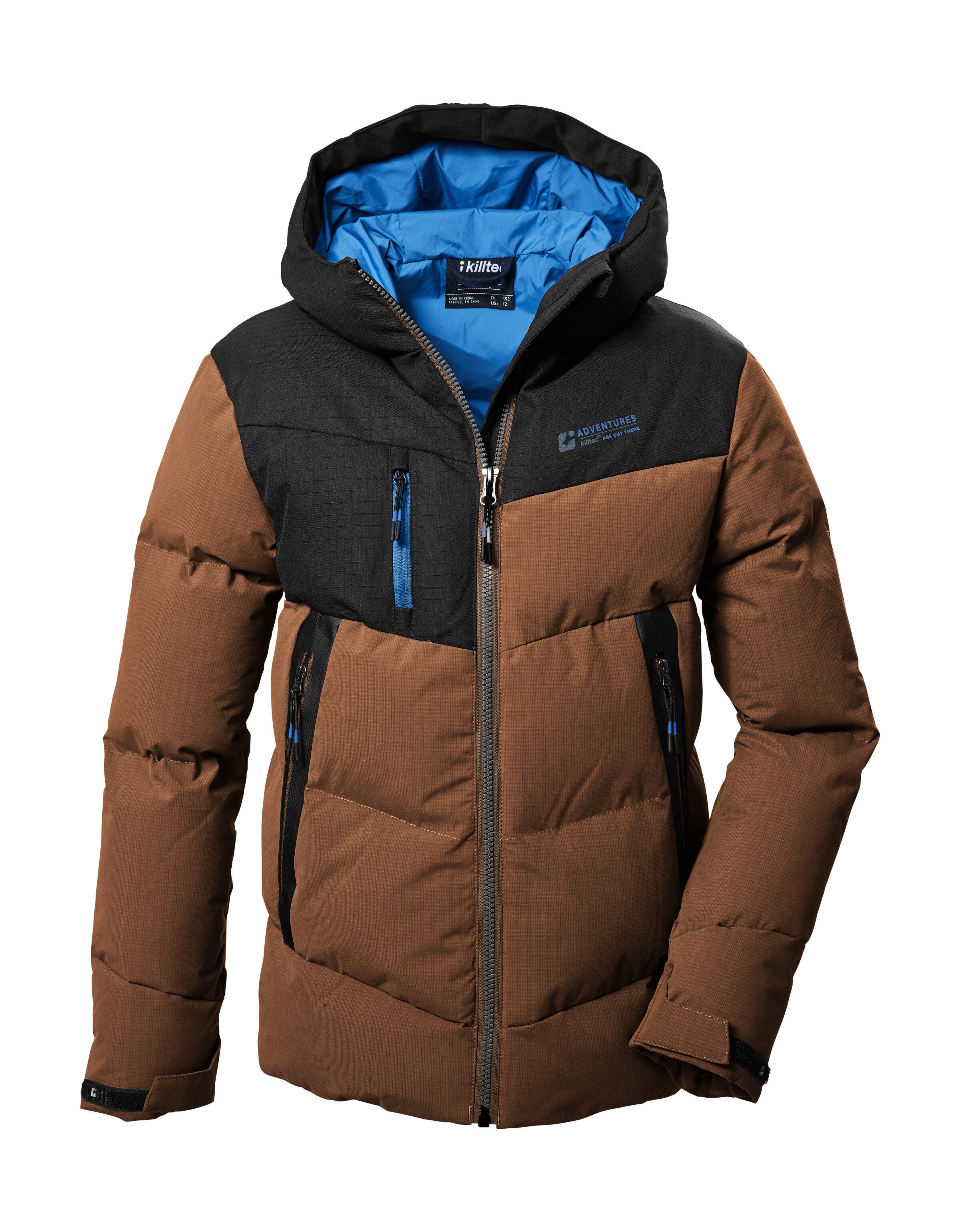 Killtec Gewatteerde jas KOW 376 BYS QLTD JCKT kinderen outdoorjassen maat 152 bruin