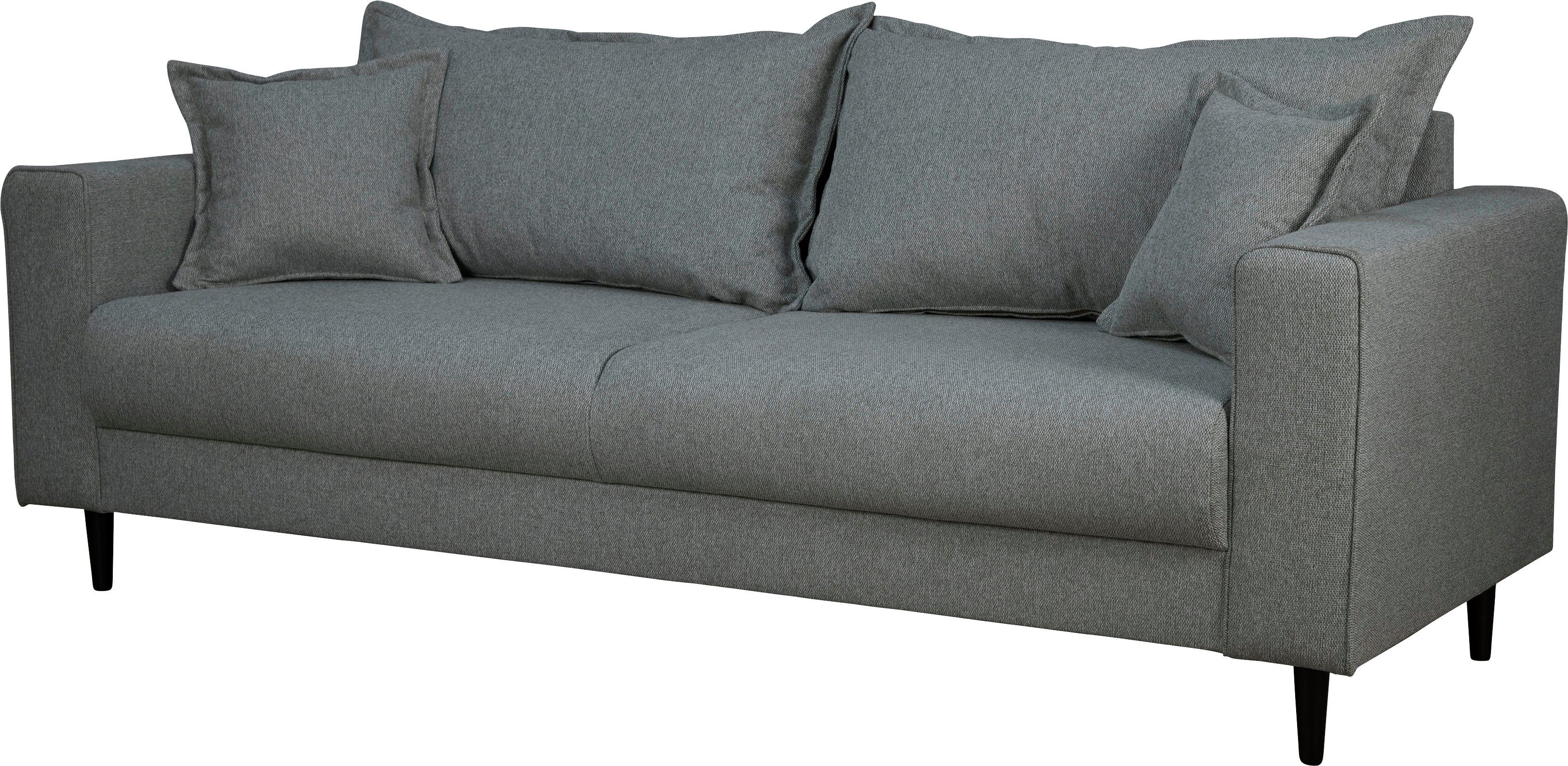 Home affaire 3-zitsbank VEYRAS, hoog zitcomfort, afmetingen B/D/H: 212/84/76 cm
