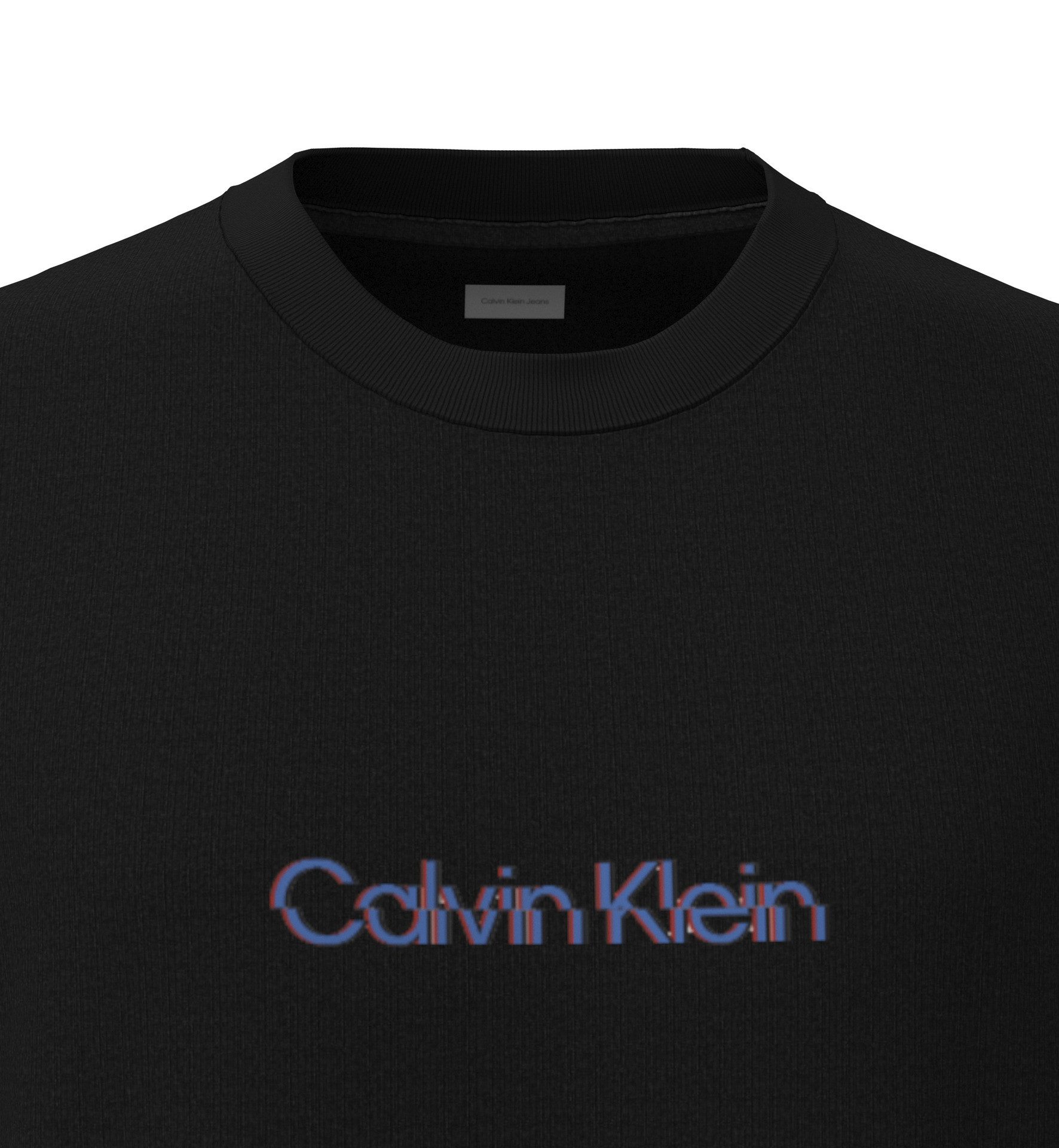 Calvin Klein T-shirt SS GLITCHED LOGO EU CLASSIC TEE