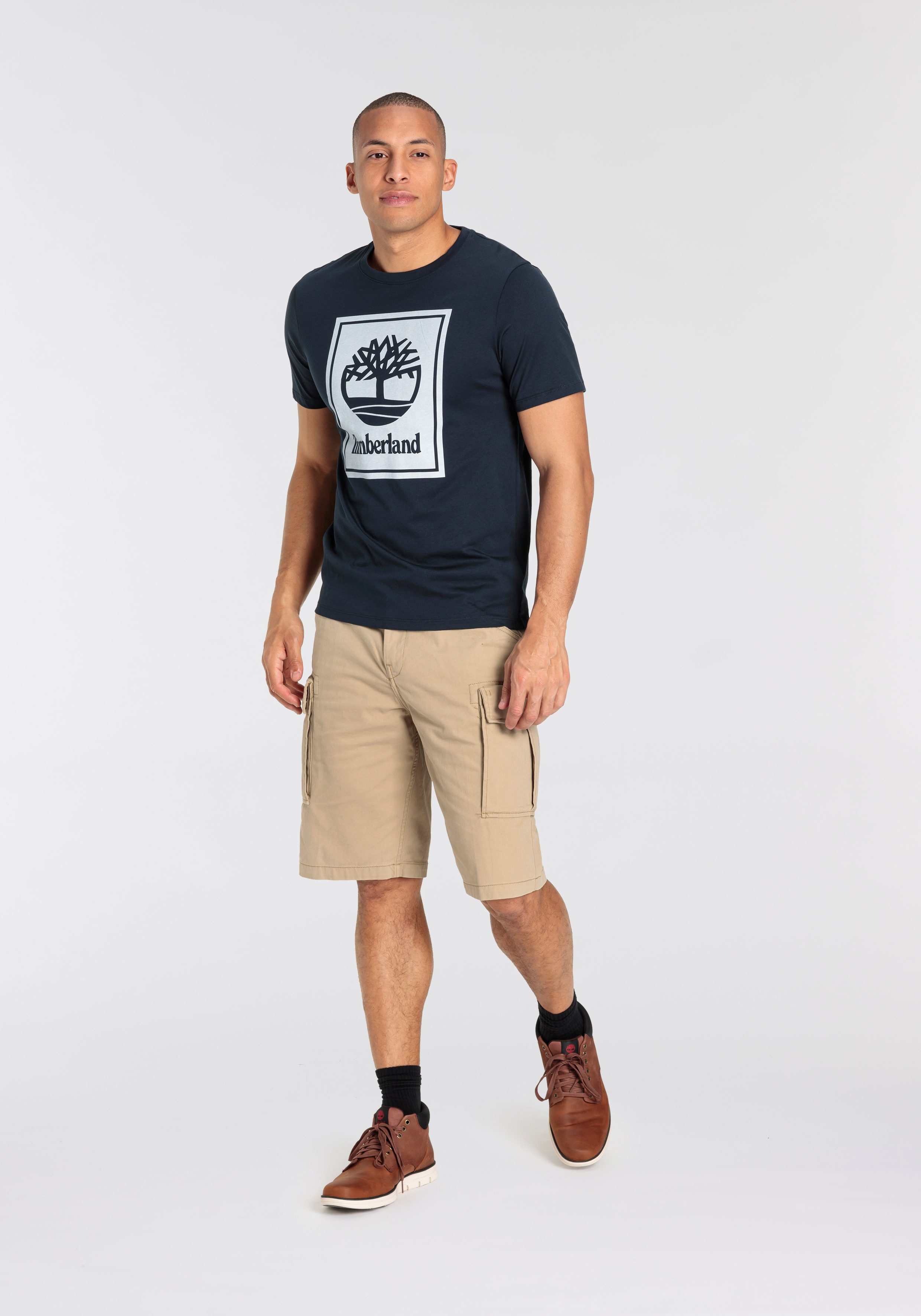 Timberland T-shirt STACK LOGO Short Sleeve Tee