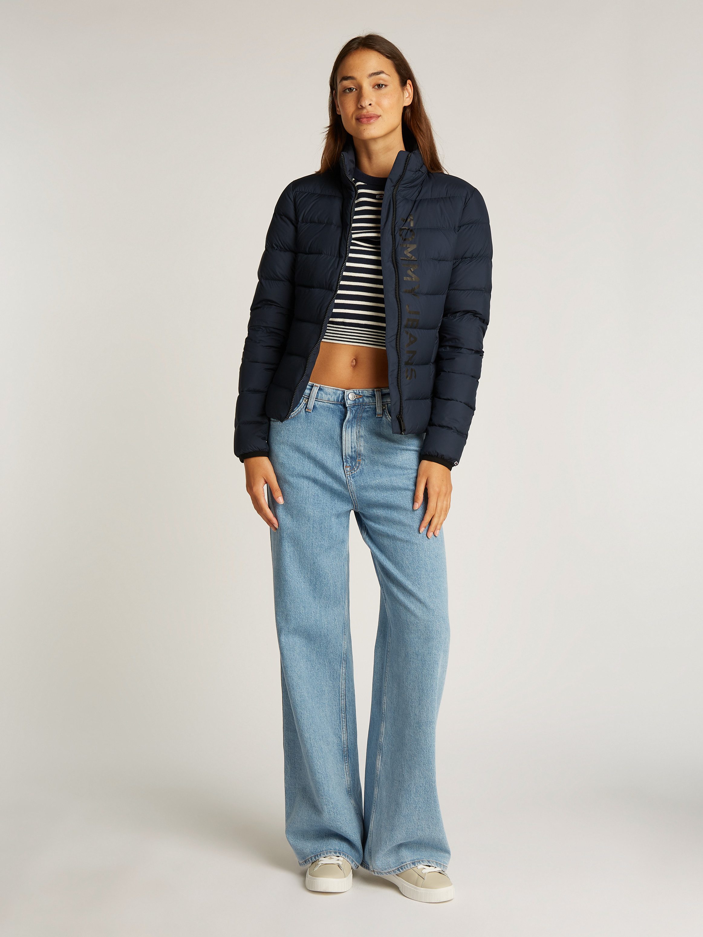 TOMMY JEANS Gewatteerde jas TJW LT DOWN PRINTED PUFFER