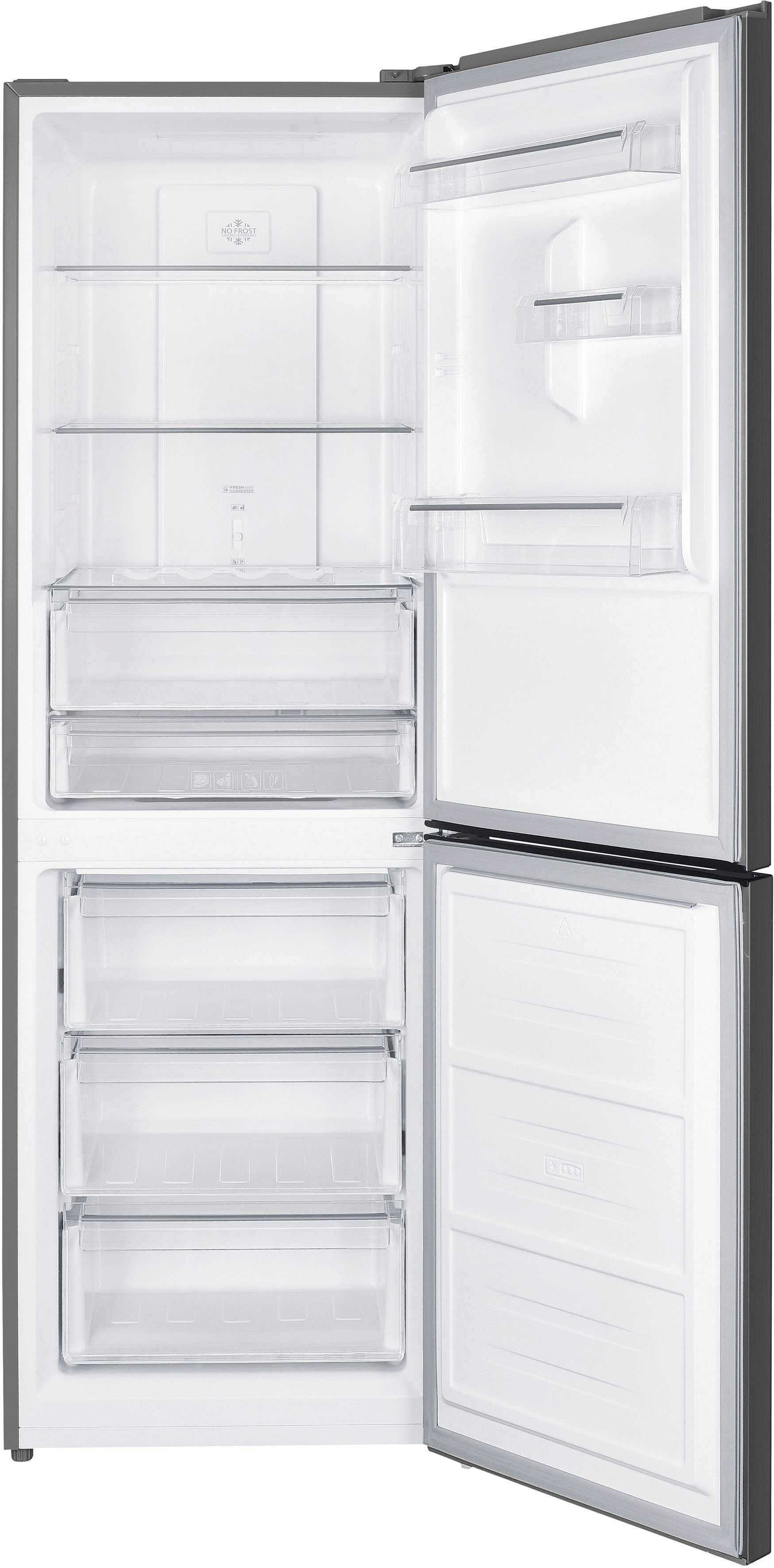 Hanseatic Koel-vriescombinatie HKGK18560CNFWDI NoFrost, Waterdispenser (1 stuk)