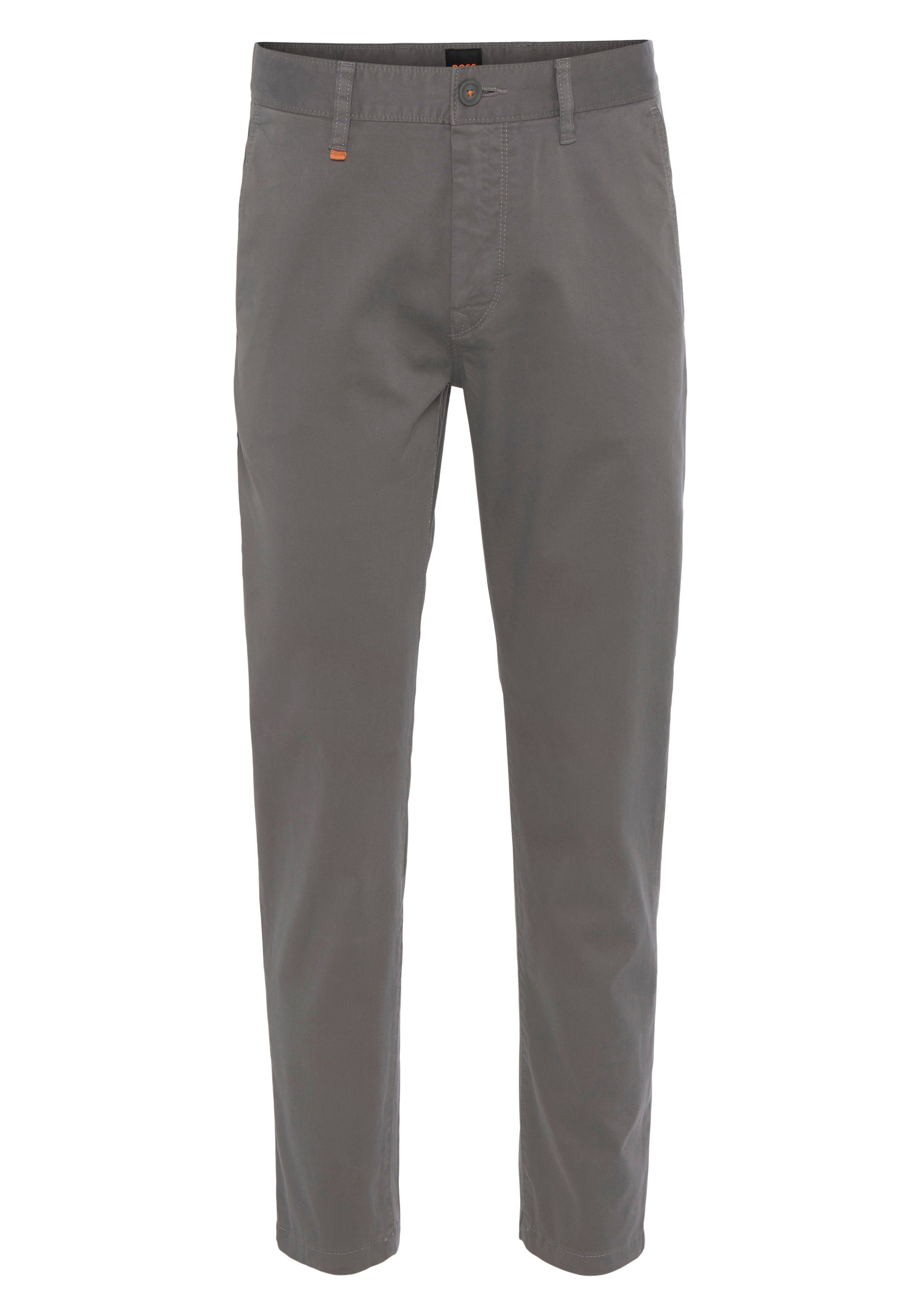 Boss Orange Geweven broek Schino-Taber-1 D met smalle pijpen