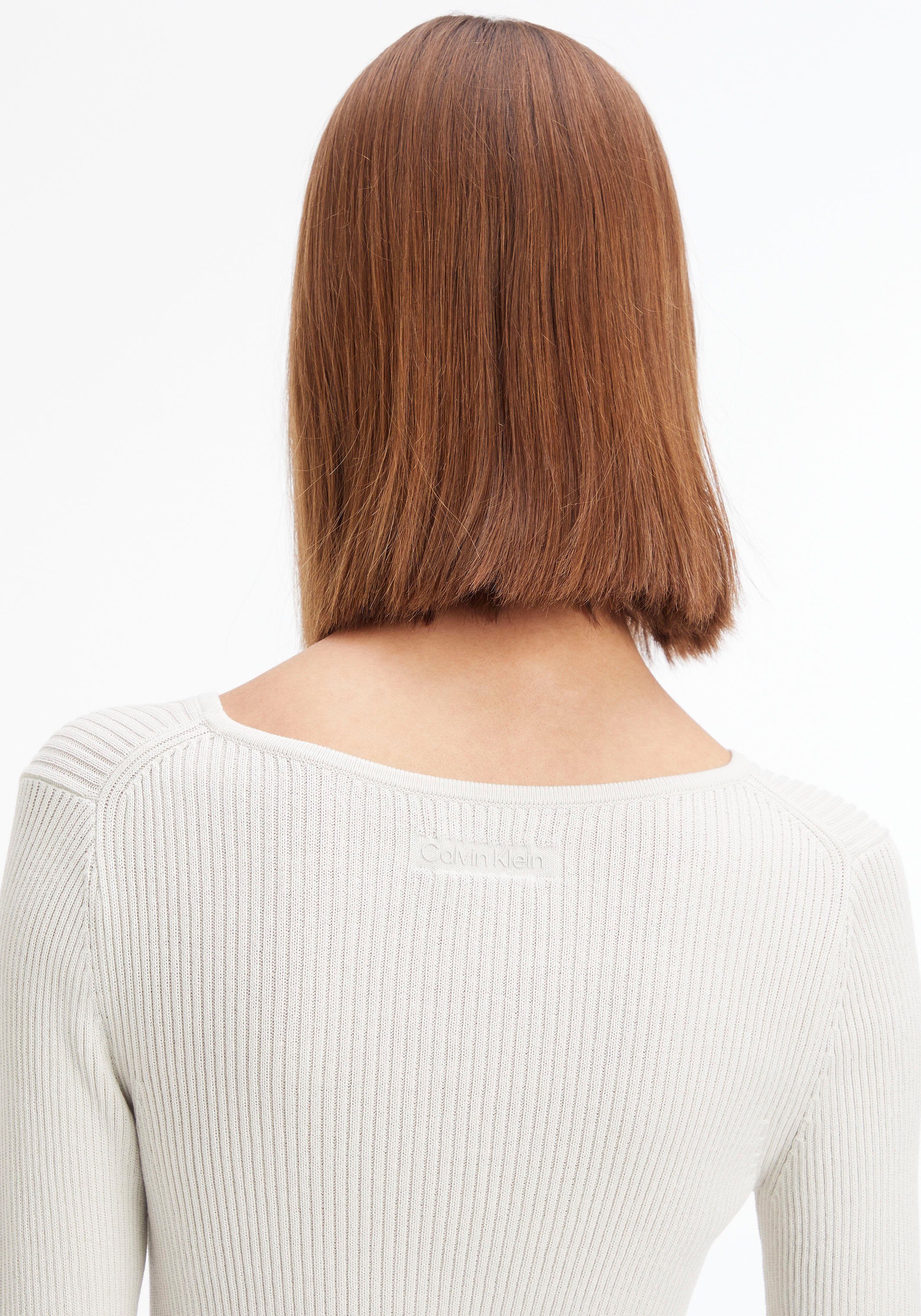 Calvin Klein Gebreide trui met haakjessluiting