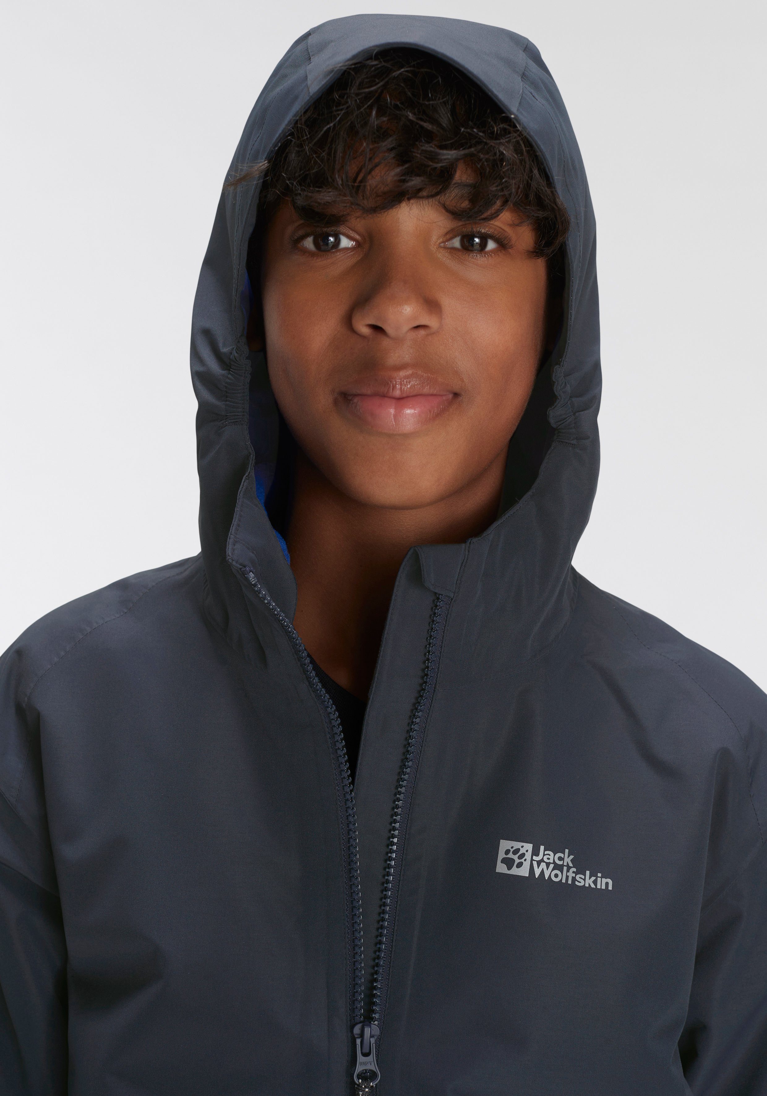 Jack Wolfskin Functioneel 3-in-1-jack ICELAND 3IN1 JACKET K Veelzijdige winterjack 3-in-1 voor elke dag en elke activiteit
