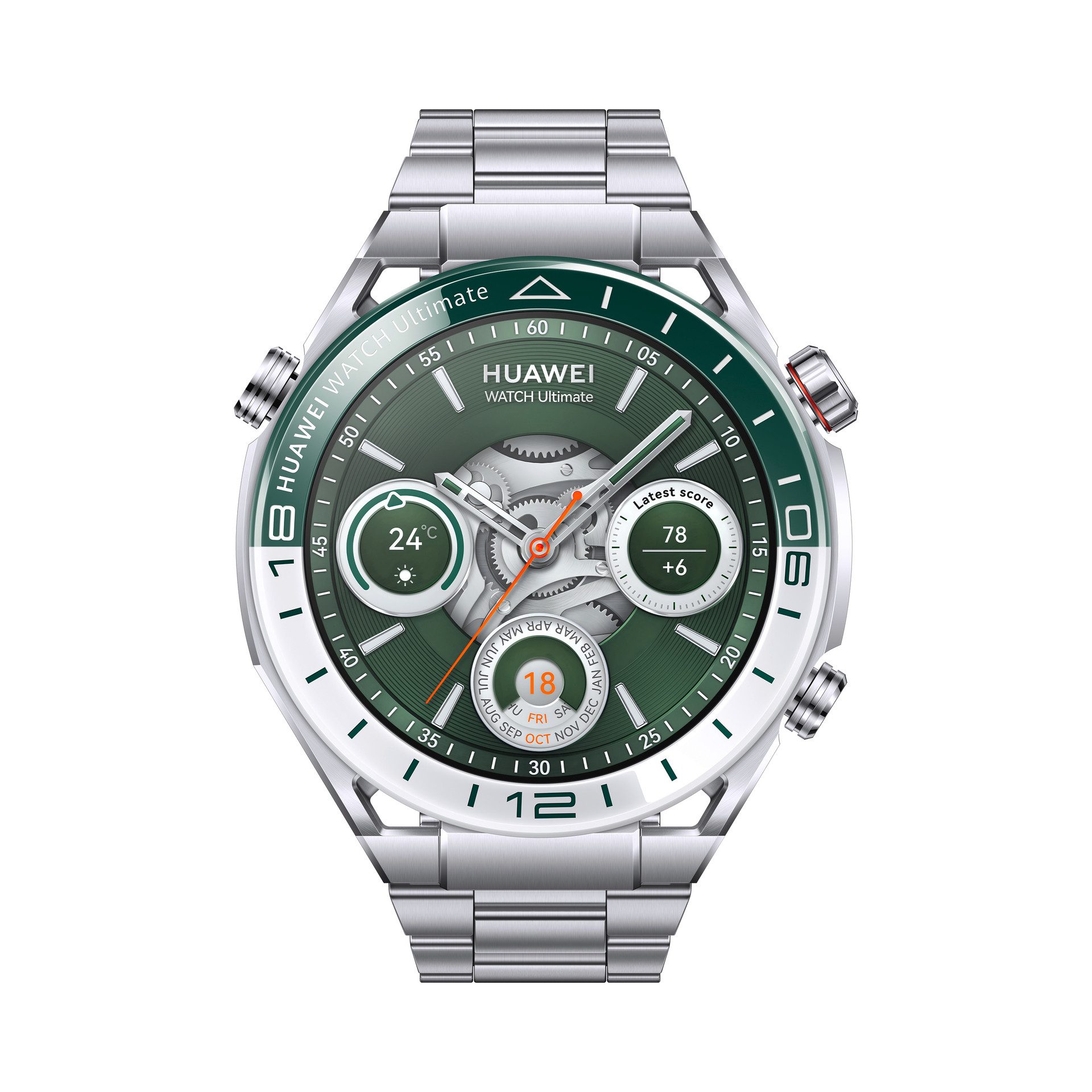 Huawei Smartwatch Watch Ultimate Titan-armband, 3,81 cm (1,5 inch) LTPO-AMOLED, EKG, SPO2, GPS, 10 ATM