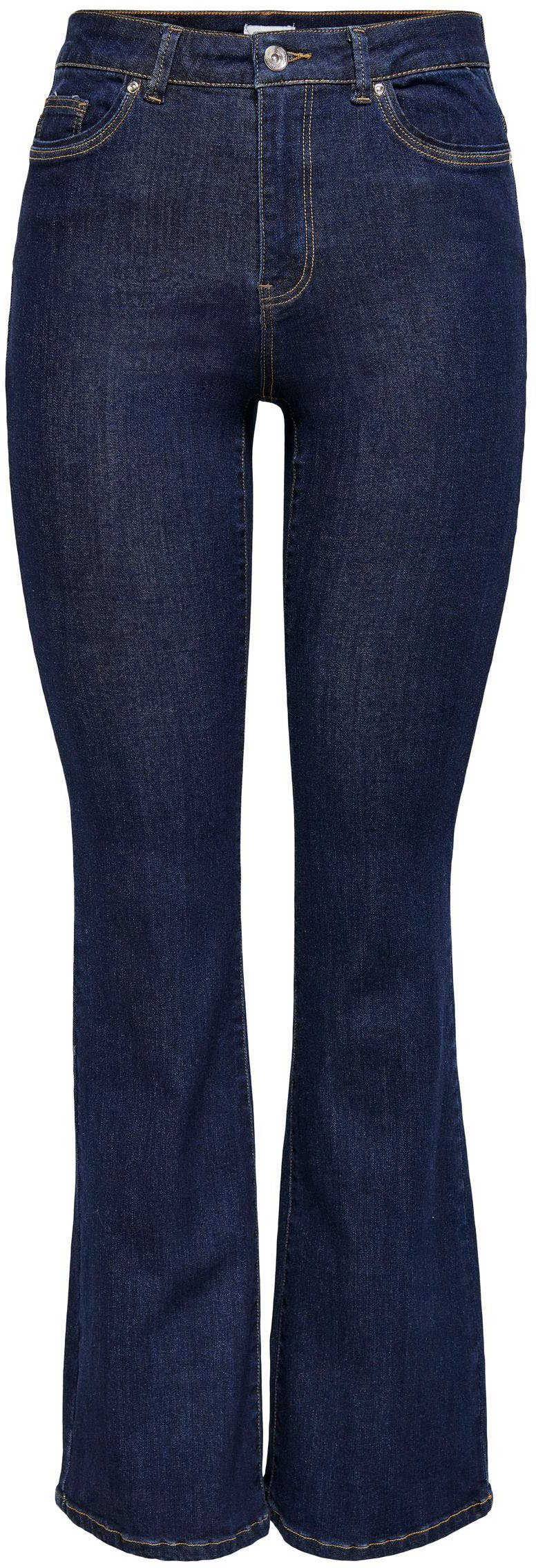 Only Bootcut jeans ONLWAUW LIFE HW FLARED RINSE DNM