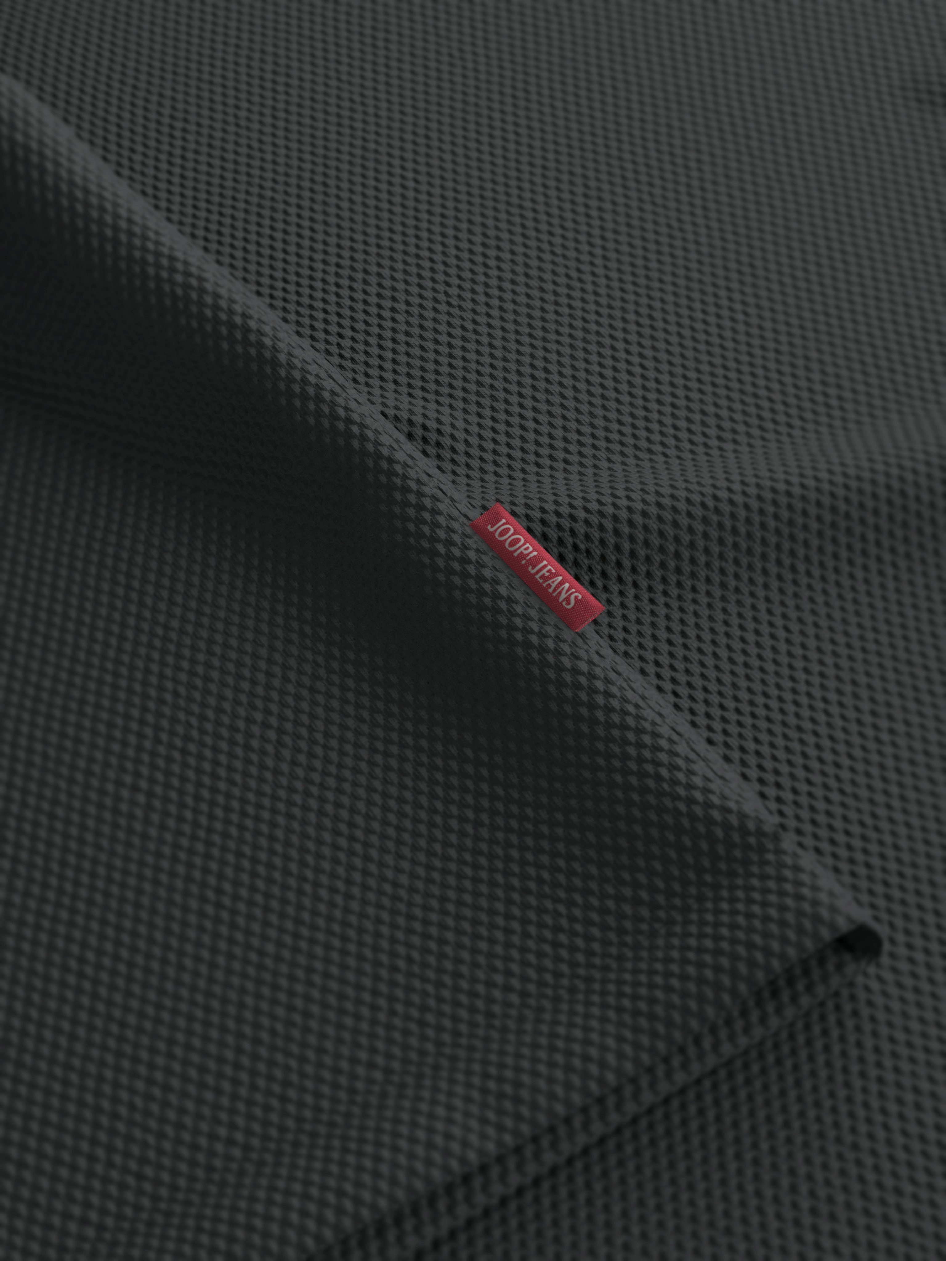 Joop Jeans Poloshirt Amare met gestreepte details aan de mouwen
