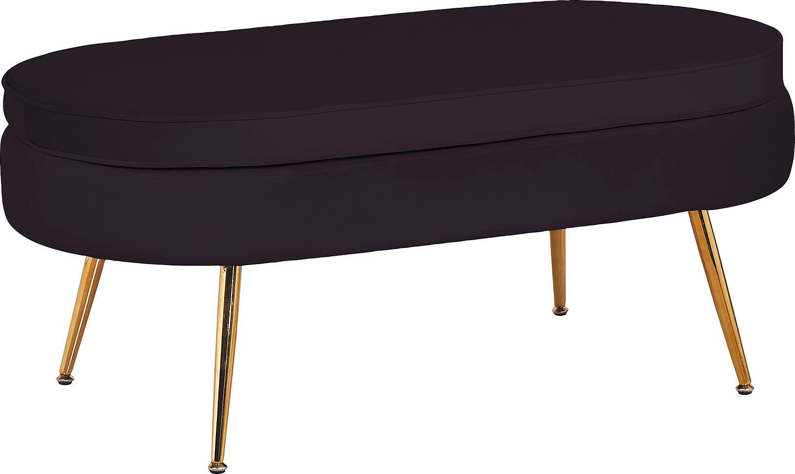 SalesFever Hocker Clam ovaal, breedte 99 cm