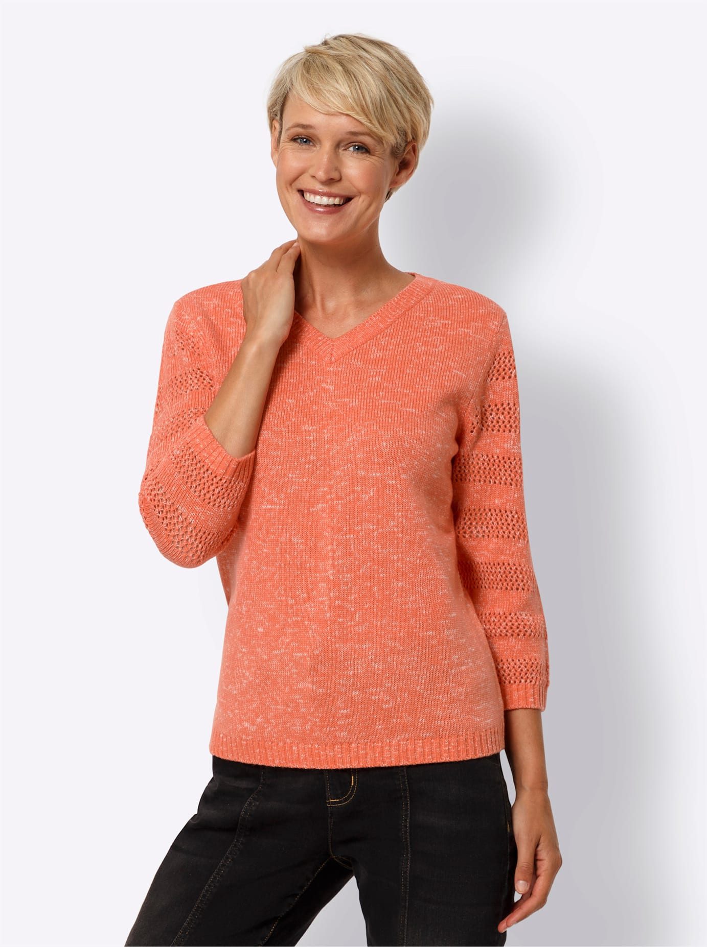 Classic Basics Gebreide Trui met V-hals