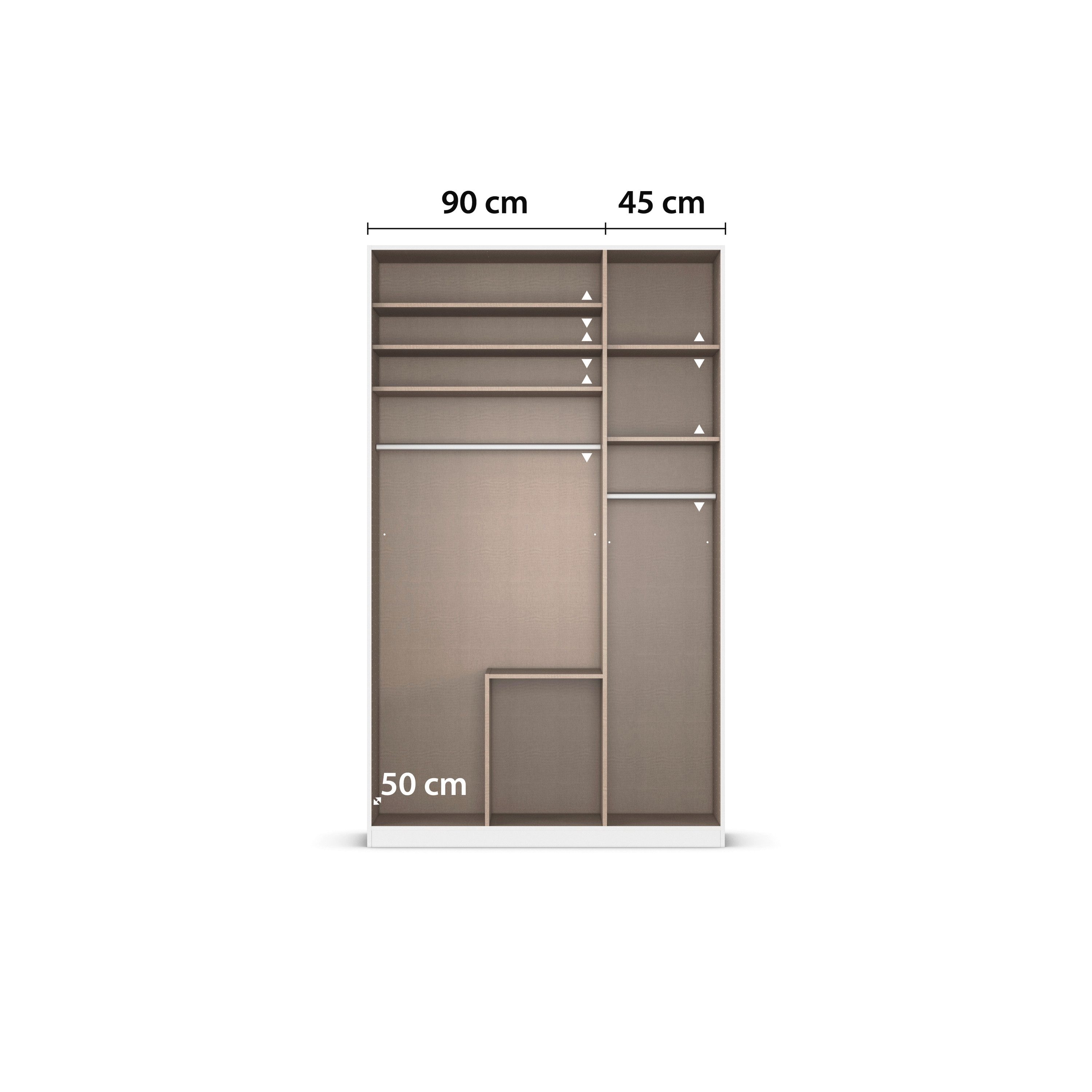 rauch Draaideurkast Kledingkasten kast garderobe AGORDO met glazen front