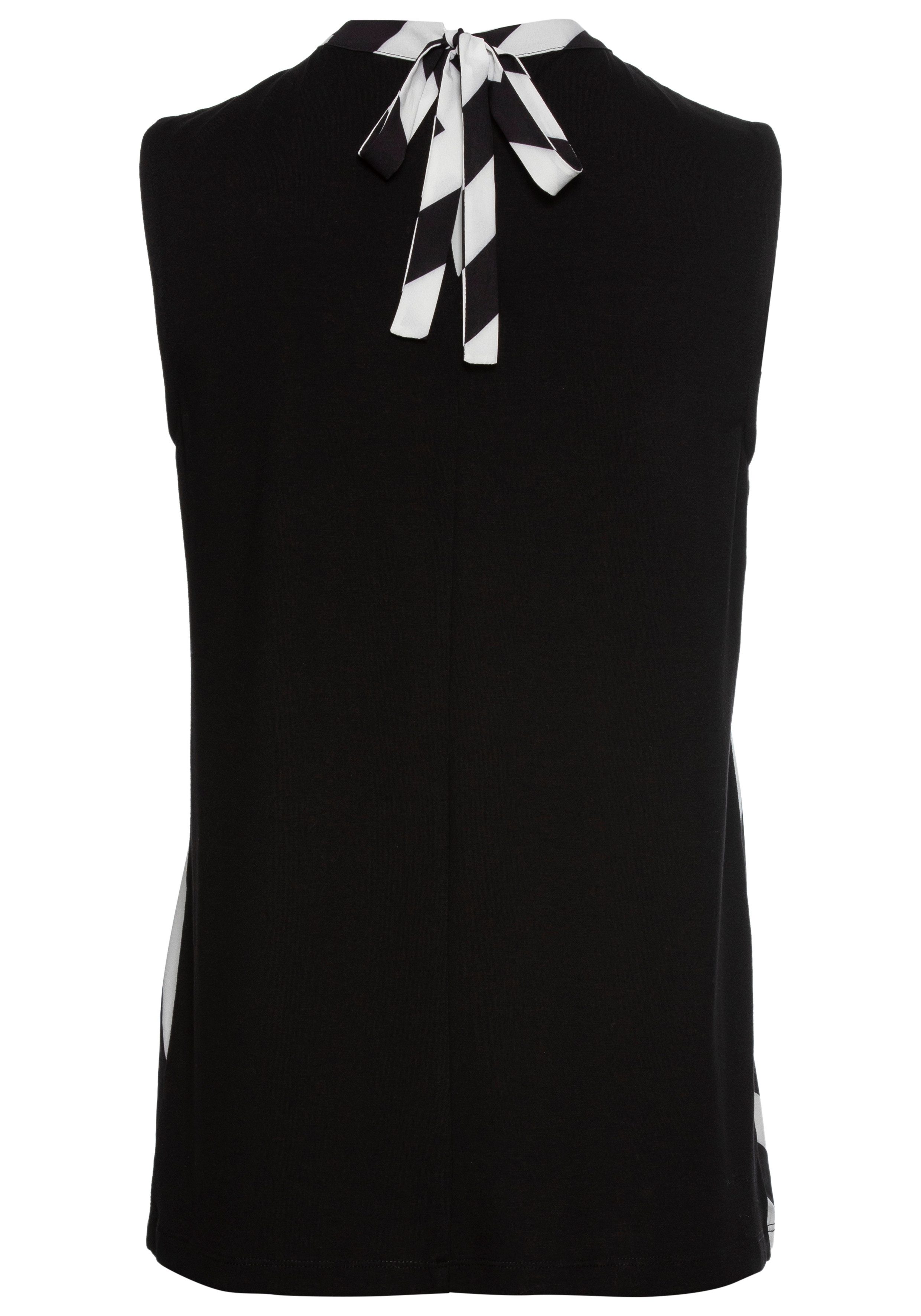 Laura Scott Top met moderne print all-over