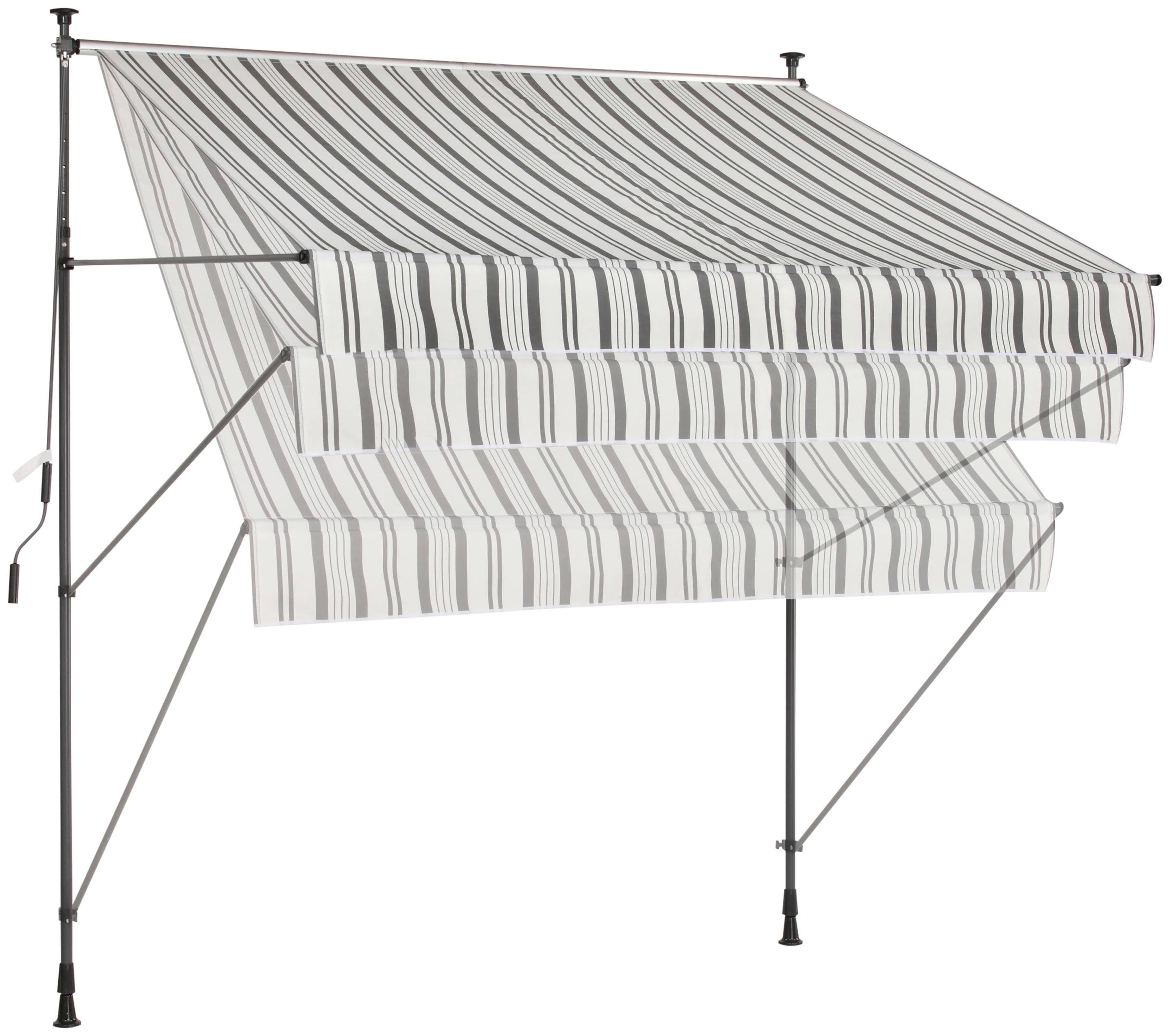 KONIFERA Klemzonnescherm Breedte/ uitval: 200x120 cm