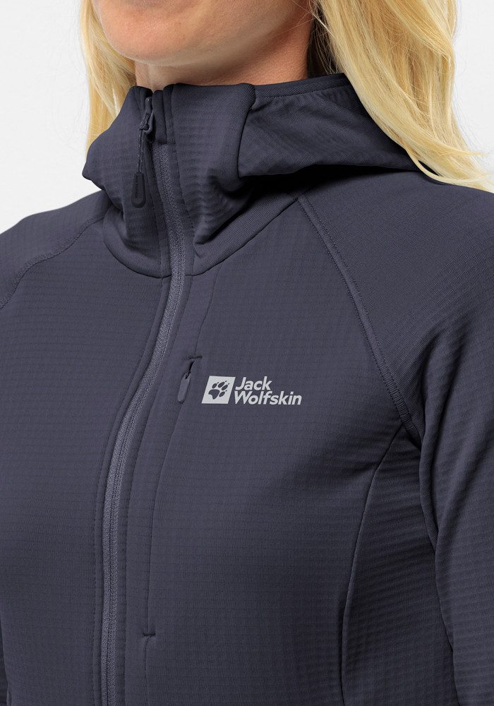 Jack Wolfskin Fleecejack KOLBENBERG HOODED FZ W