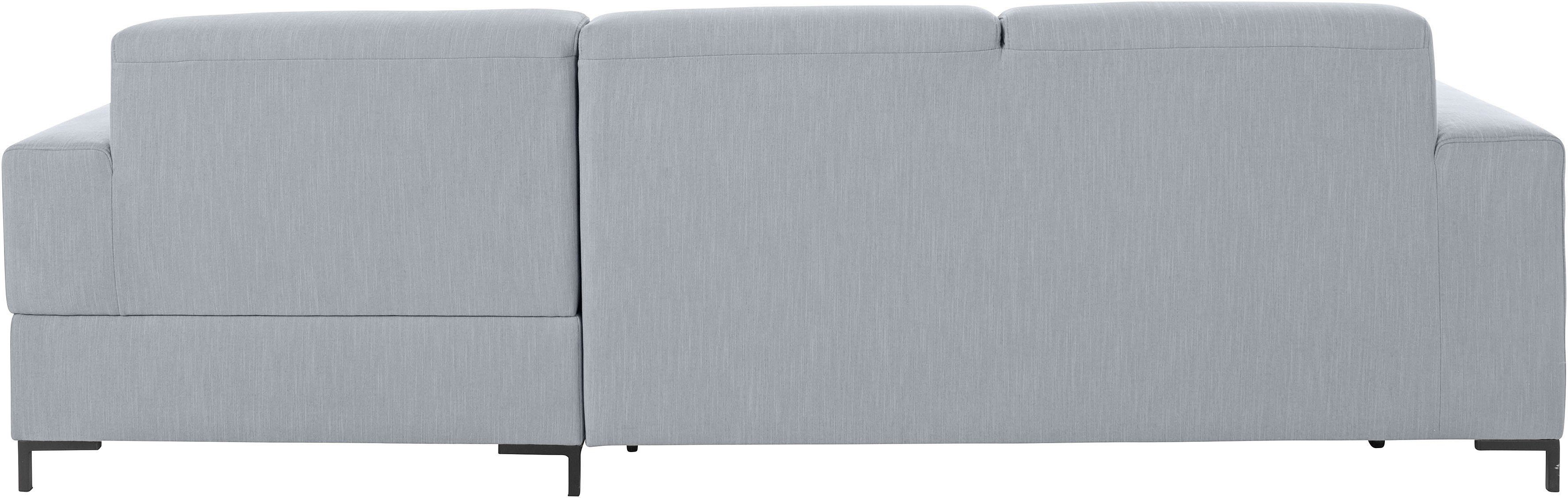 OTTO products Hoekbank Grazzo, tijdloos & elegant, moderne zittinghechting, Breedte 266cm, L-vorm