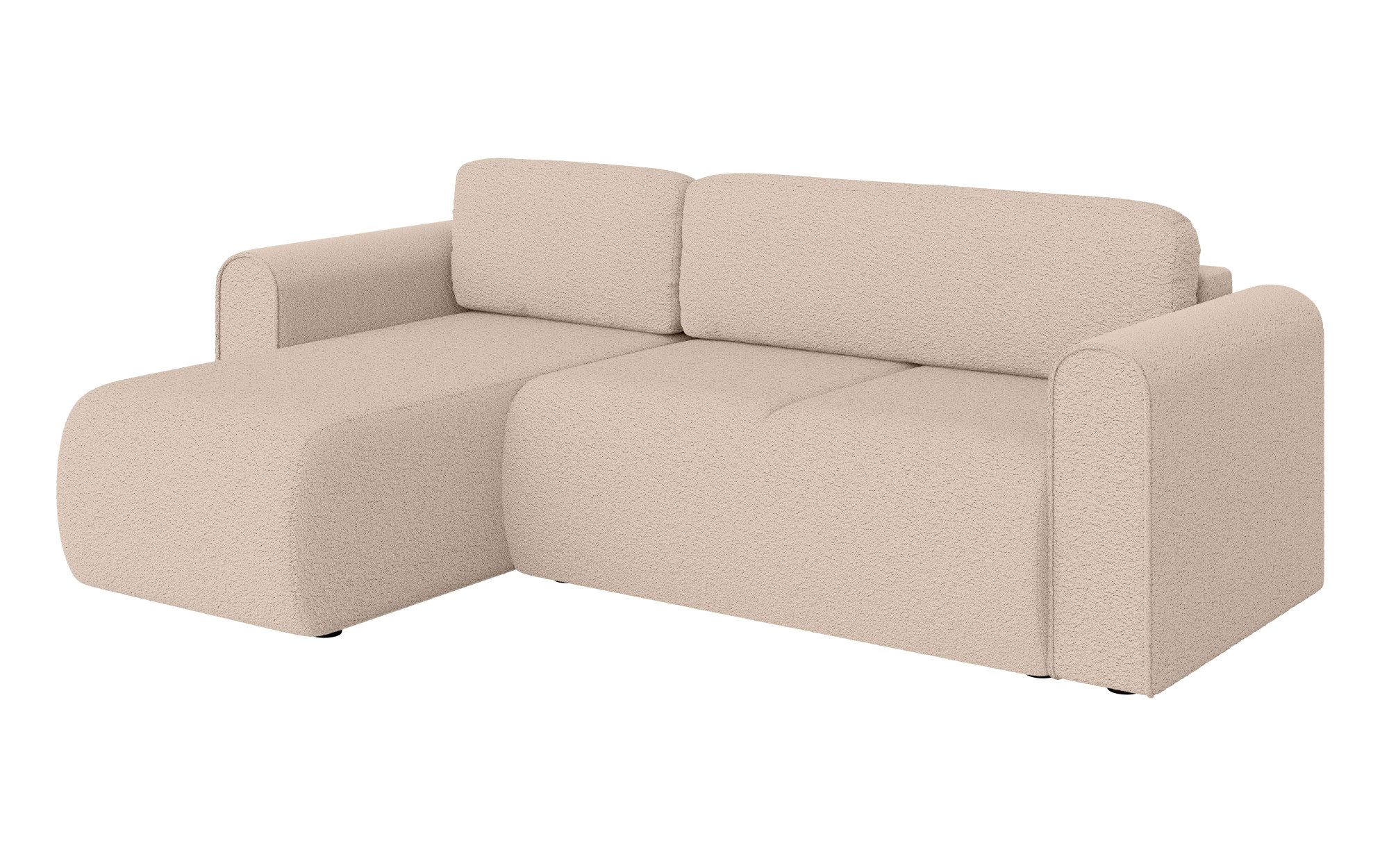 INOSIGN Hoekbank Zacharia optioneel slaapbank met opbergruimte, B/D/H 250/166/86 cm L-vorm met golfondersteuning, recamière aan beide zijden te monteren