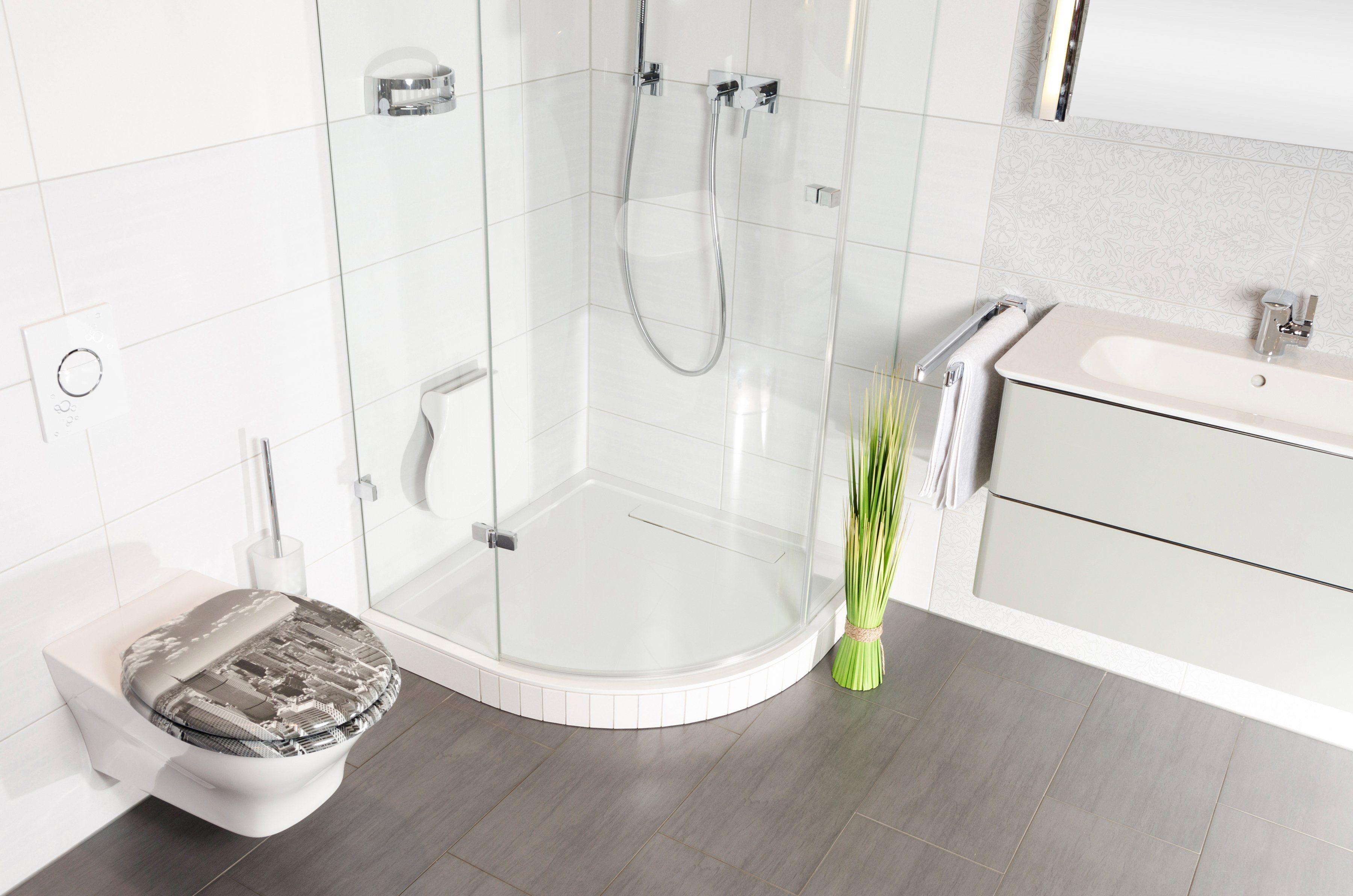 Sanilo Toiletzitting Skyline New York met soft-closemechanisme