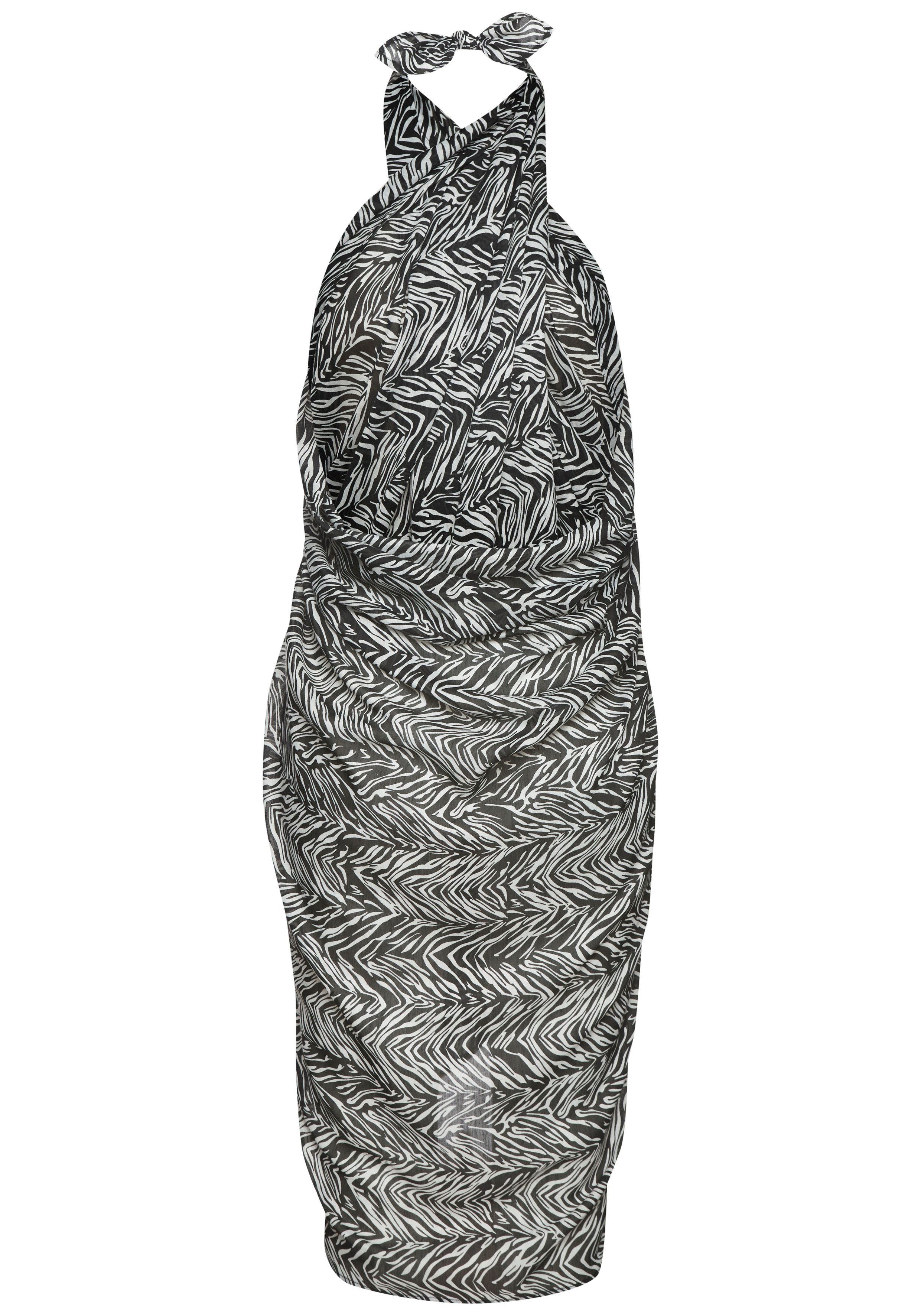 s.Oliver RED LABEL Beachwear Strandrok met dierenprint