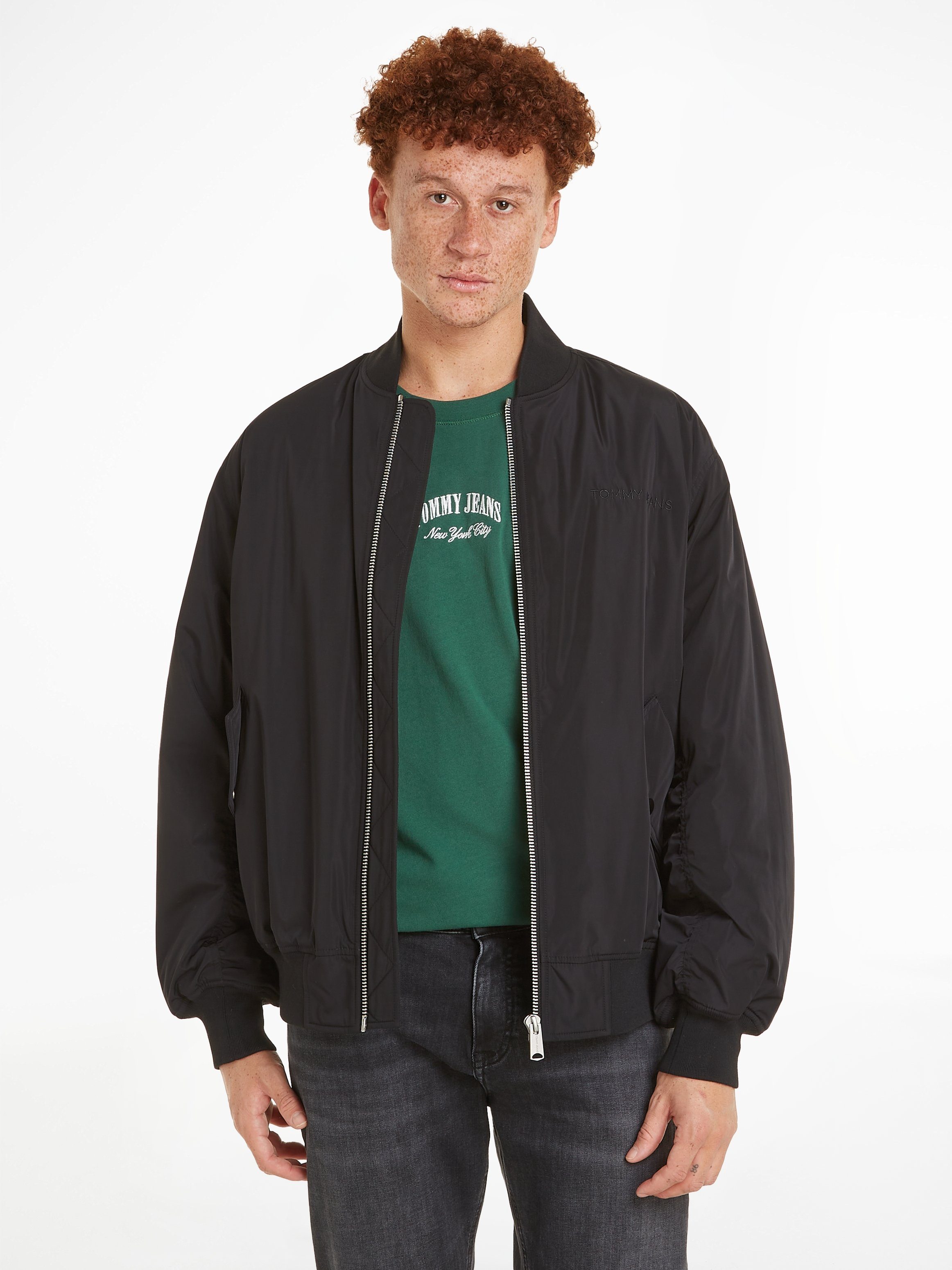 TOMMY JEANS Bomberjack TJM CLASSICS BOMBER JACKET EXT heren tussenjacks maat XL zwart