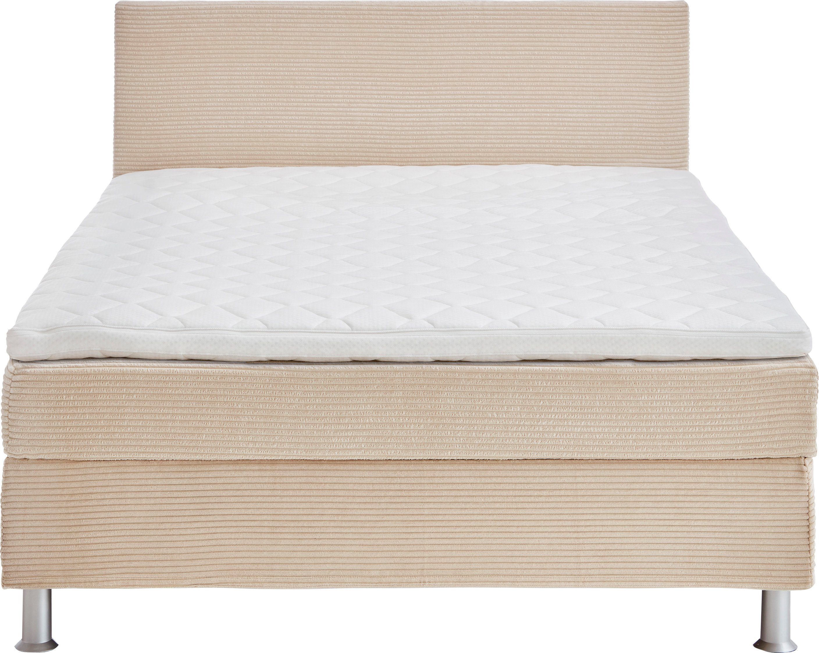 ATLANTIC home collection Boxspring Edison inclusief bonell-binnenveringsmatras en topmatras