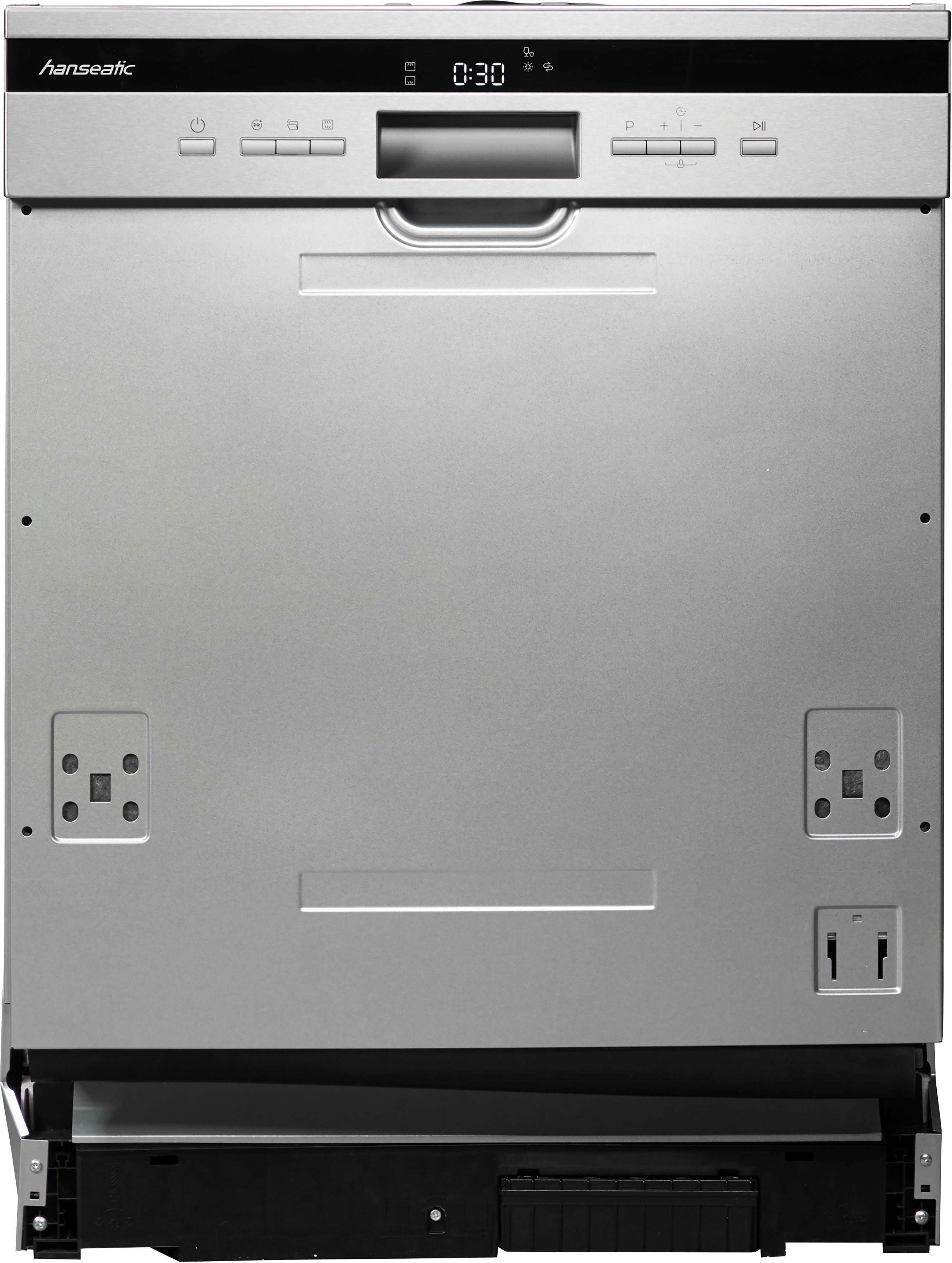 Hanseatic Semi-geïntegreerde vaatwasser HGTI6082C14T7735ES, 81,5 cm x 59,8 cm