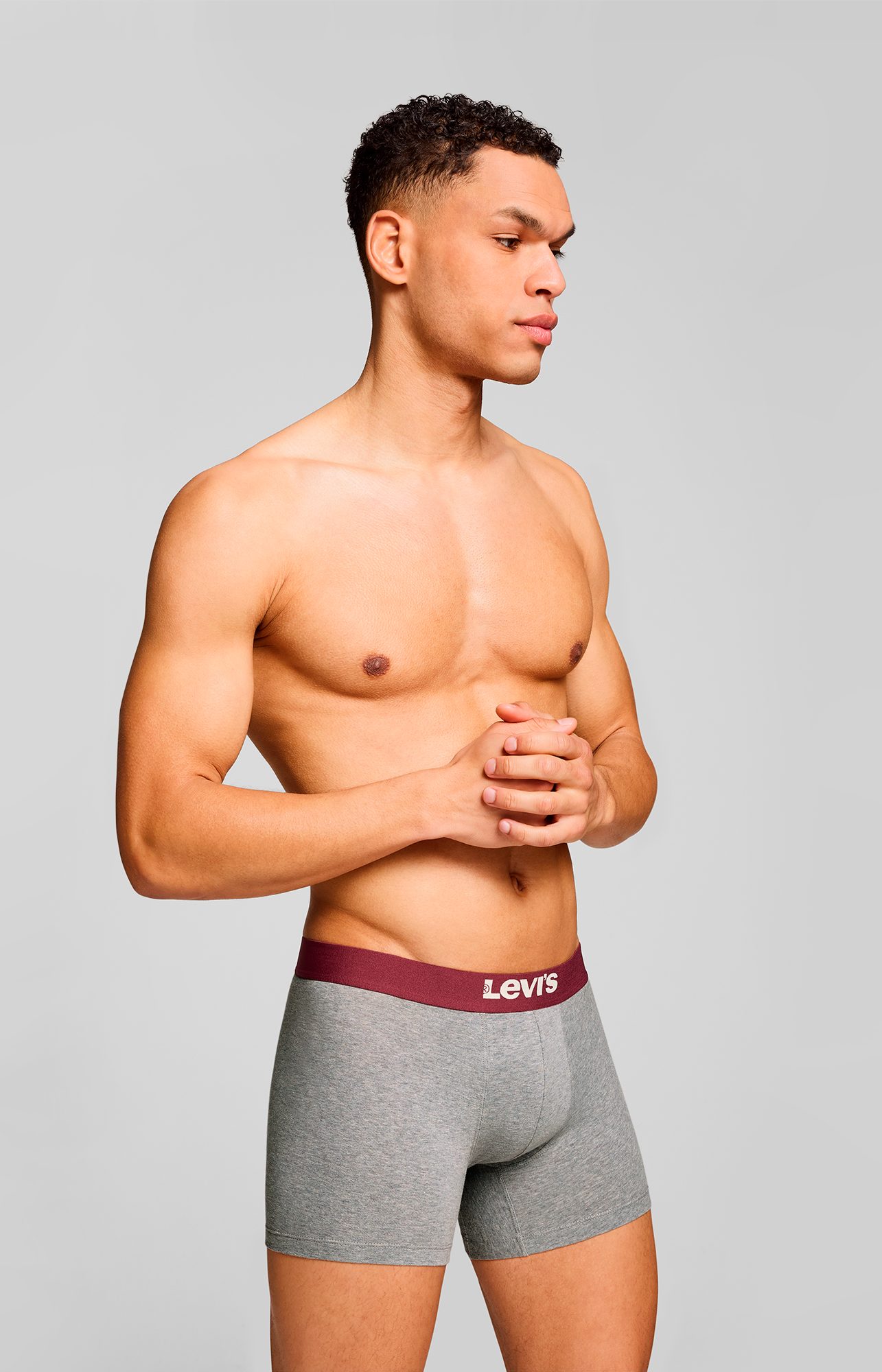 Levi's® Boxershort LEVIS MEN SLD BASC BOXER BRIEF ORG CO 2P (Set van 2)