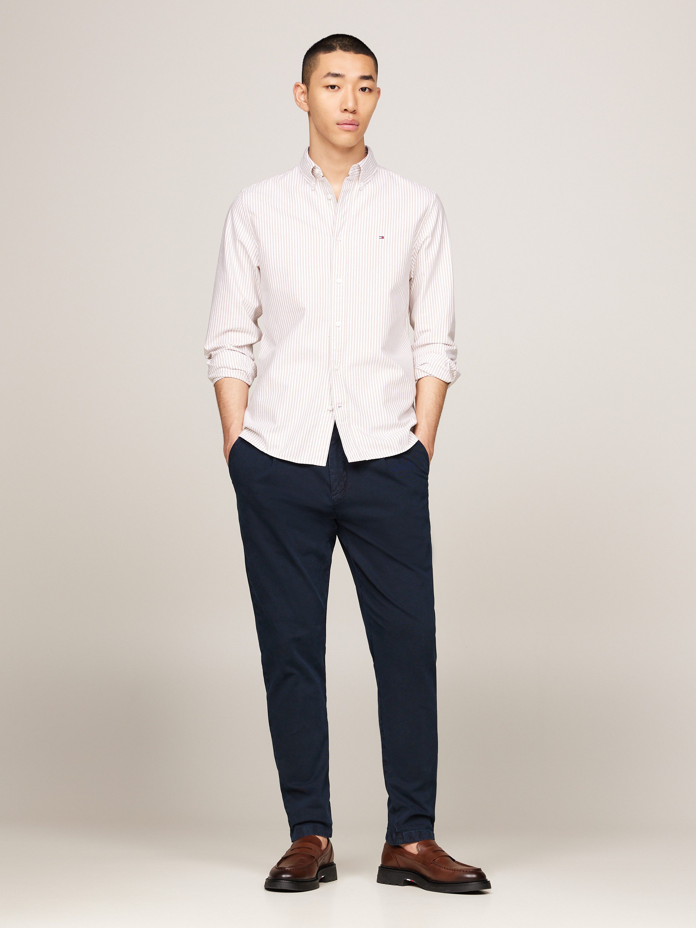 Tommy Hilfiger Overhemd met lange mouwen HERITAGE OXFORD STRIPE RF SHIRT