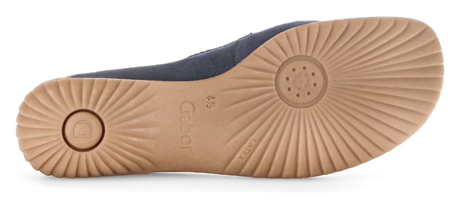Gabor Mocassins Florence , slipper, instapschoen, comfortabele schoen met contrastnaad, breedte g (=wijd)