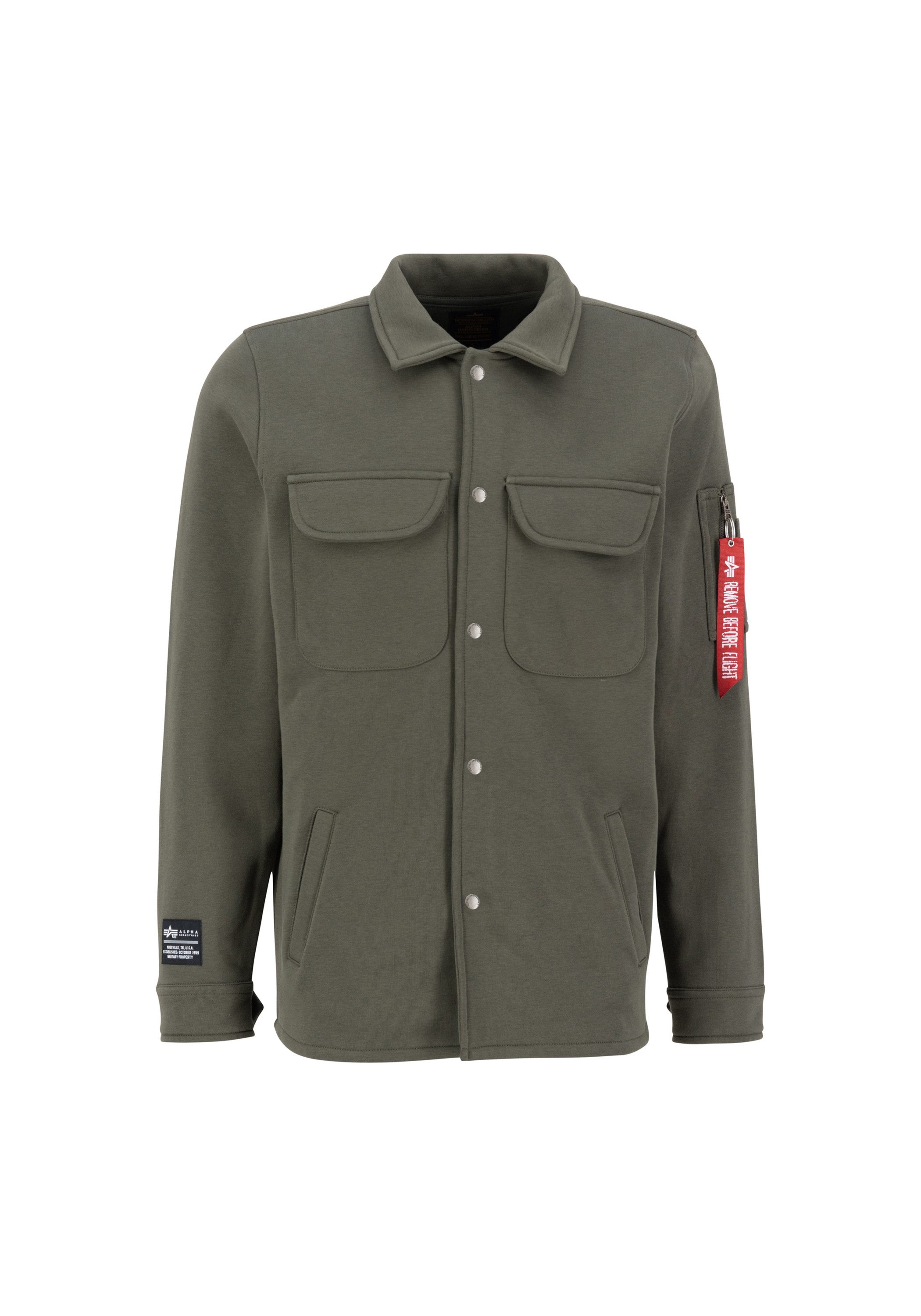Alpha Industries Overhemdjasje Men Overshirts Sweat Overshirt