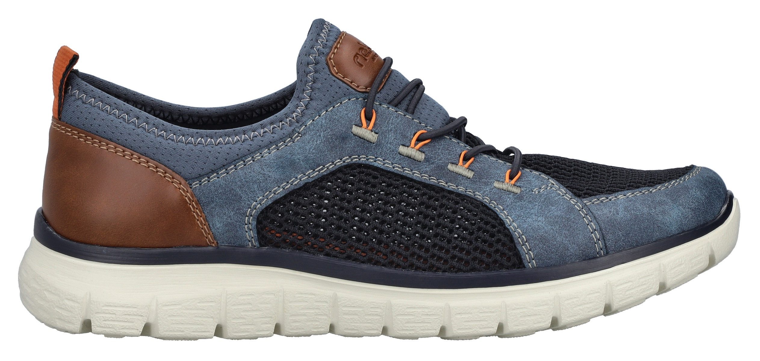 Rieker Slip-on sneakers , instapschoen, slipper, vrijetijdsschoen, elastische band en lichte zool
