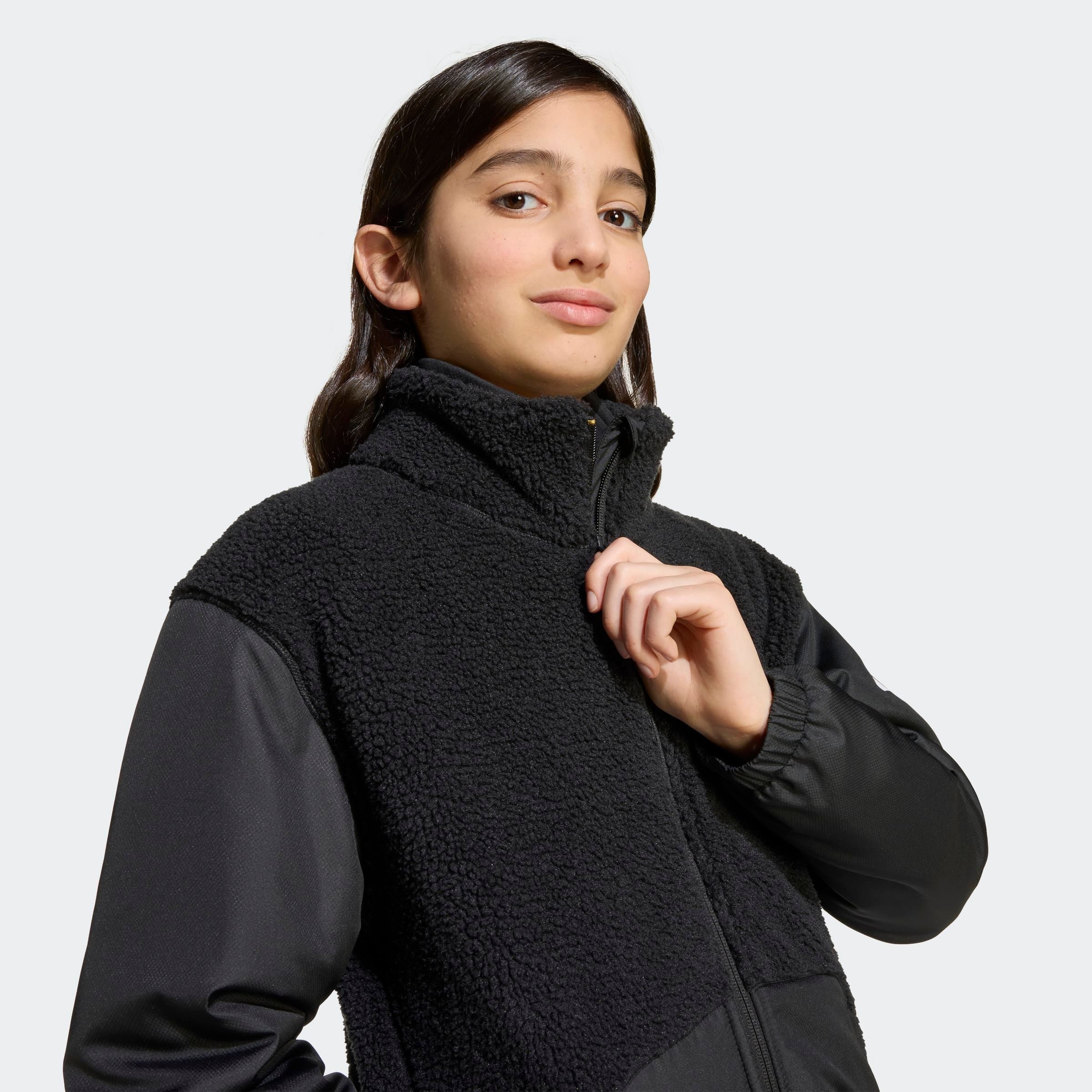 adidas Sportswear Fleecejack J SHERPA JKT