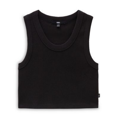 Vans Zomer Rib Tank Top Black Dames