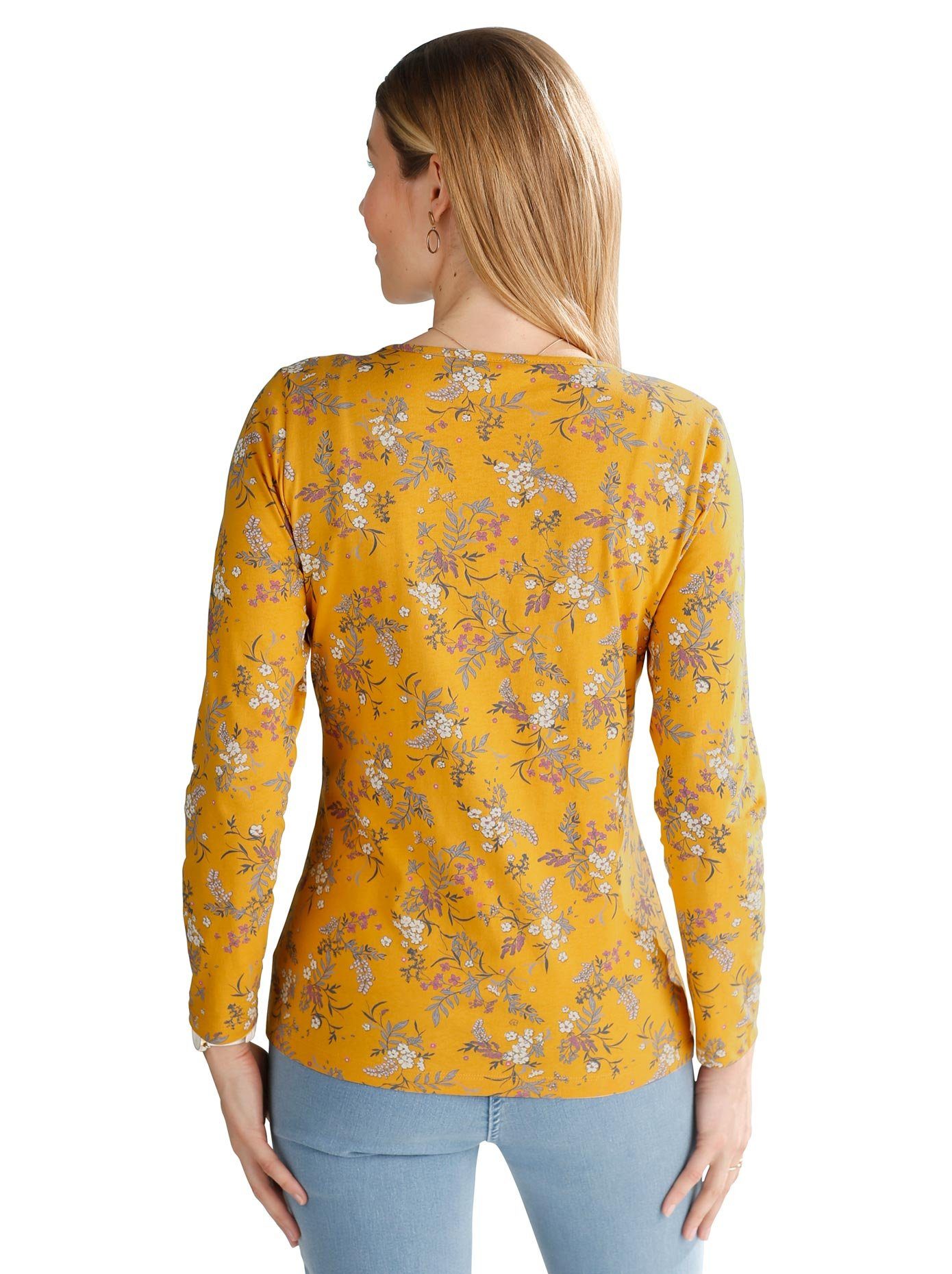 Classic Basics Shirt met print Shirt (1-delig)