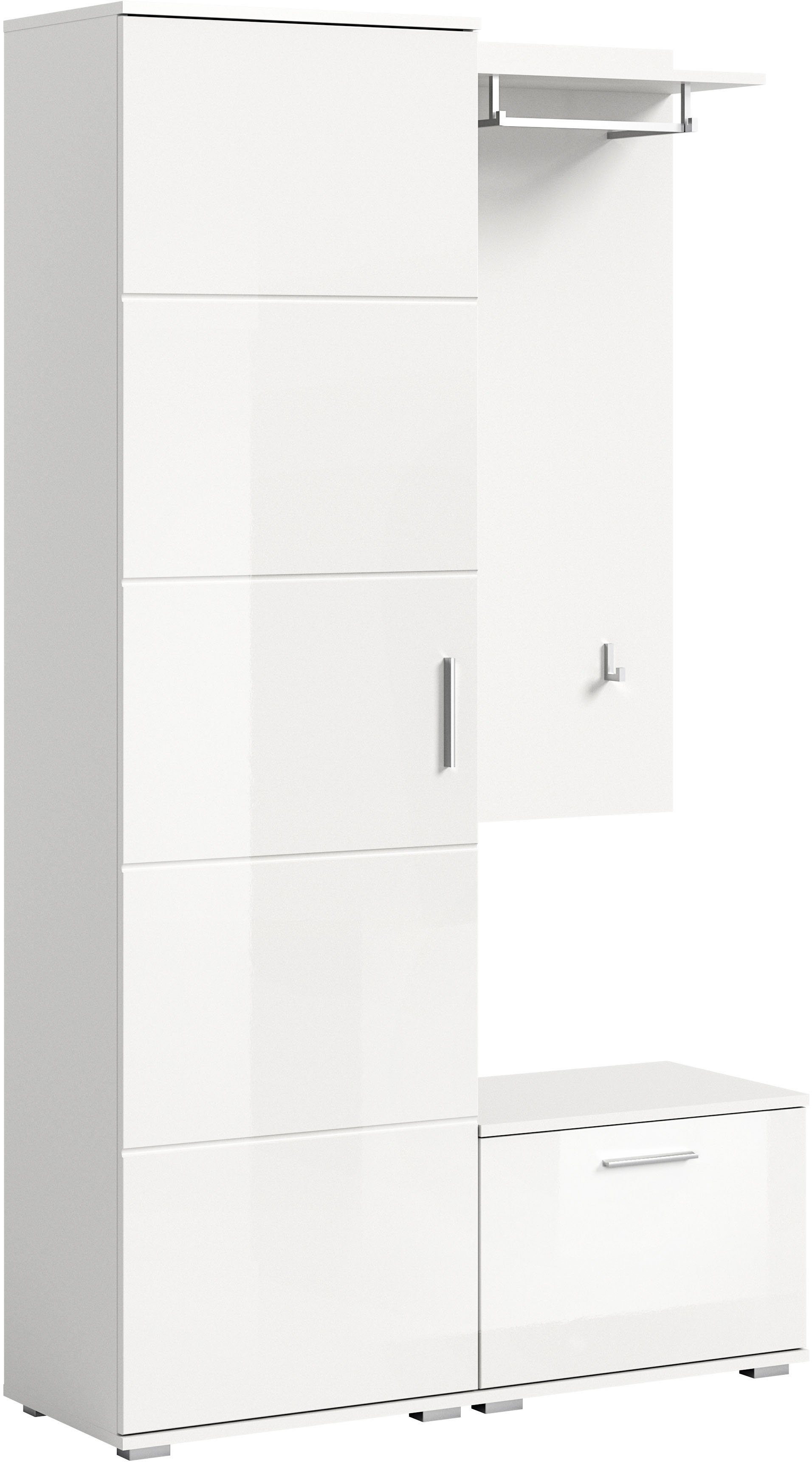 INOSIGN Halmeubelset Valge, Breedte 110 cm, 3-delig Set, bestaande uit: (3-delig)