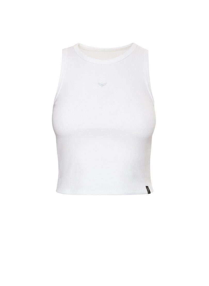 Trigema Crop-top TRIGEMA cropped top van elastische dubbelrib (1-delig)