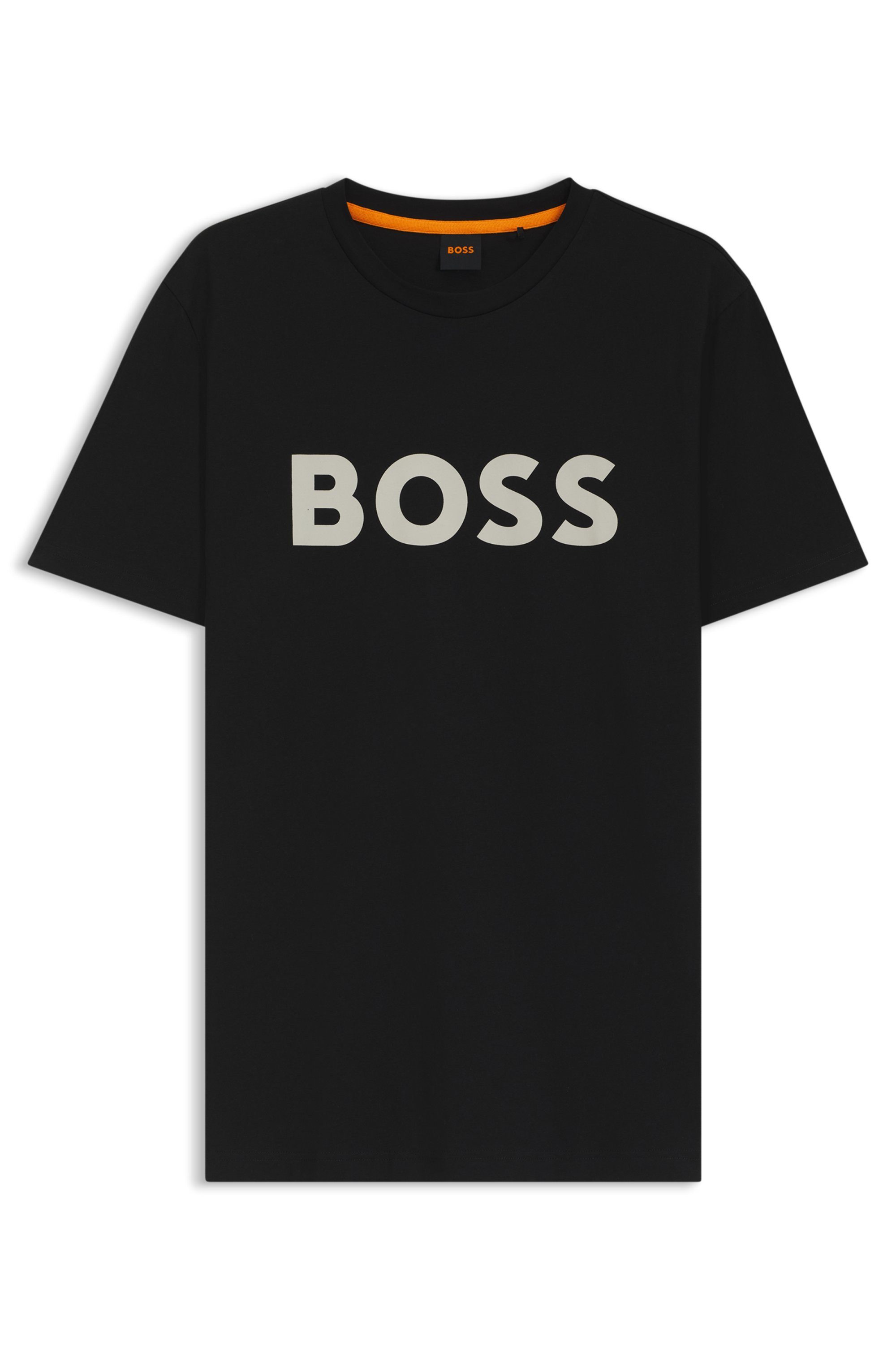 Boss Orange T-shirt Thinking met logoprint (1-delig)