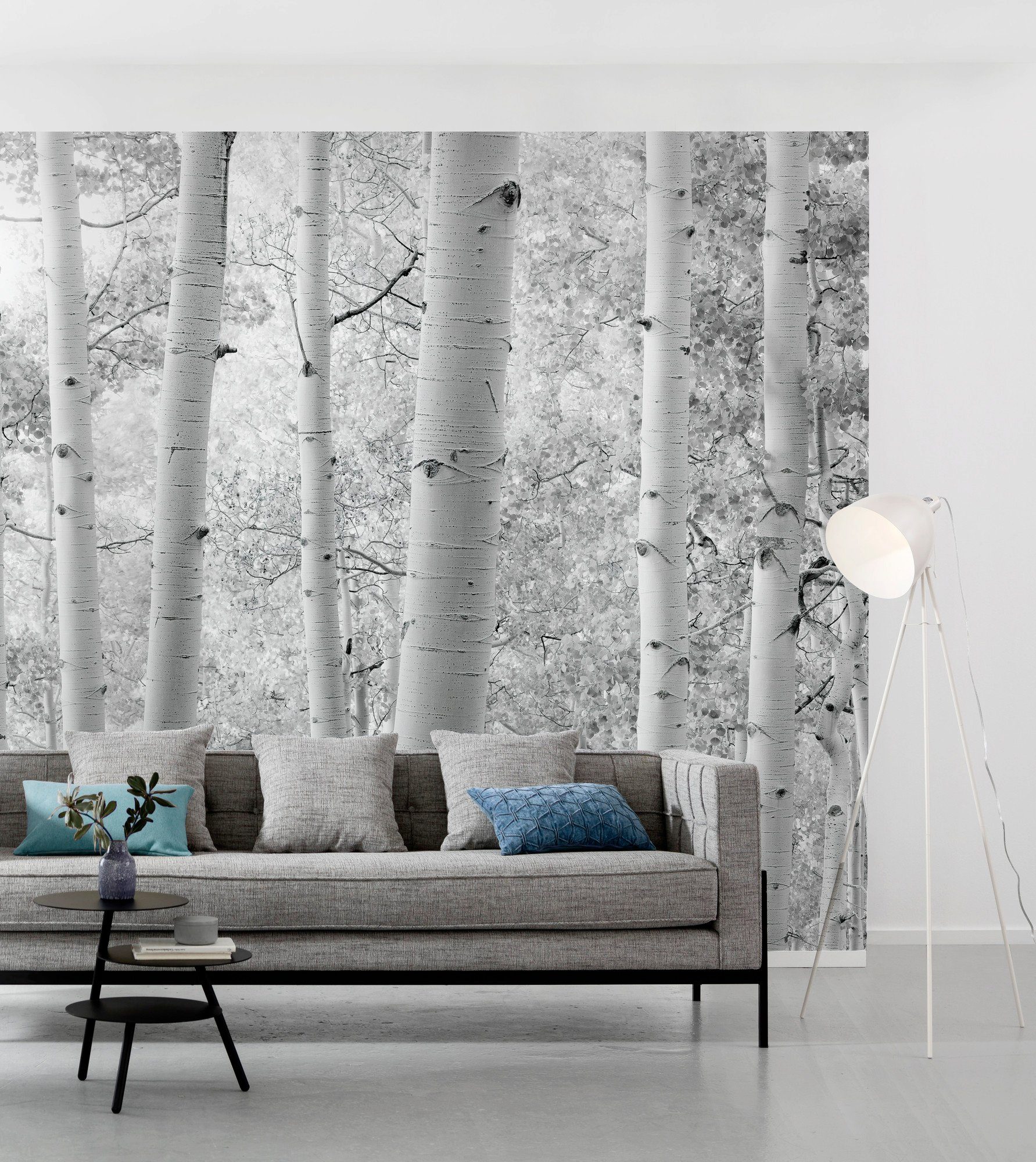 Komar Vliesbehang Digitale print vlies - Espenwald - Afmeting 450 x 280 cm (9 stuks)