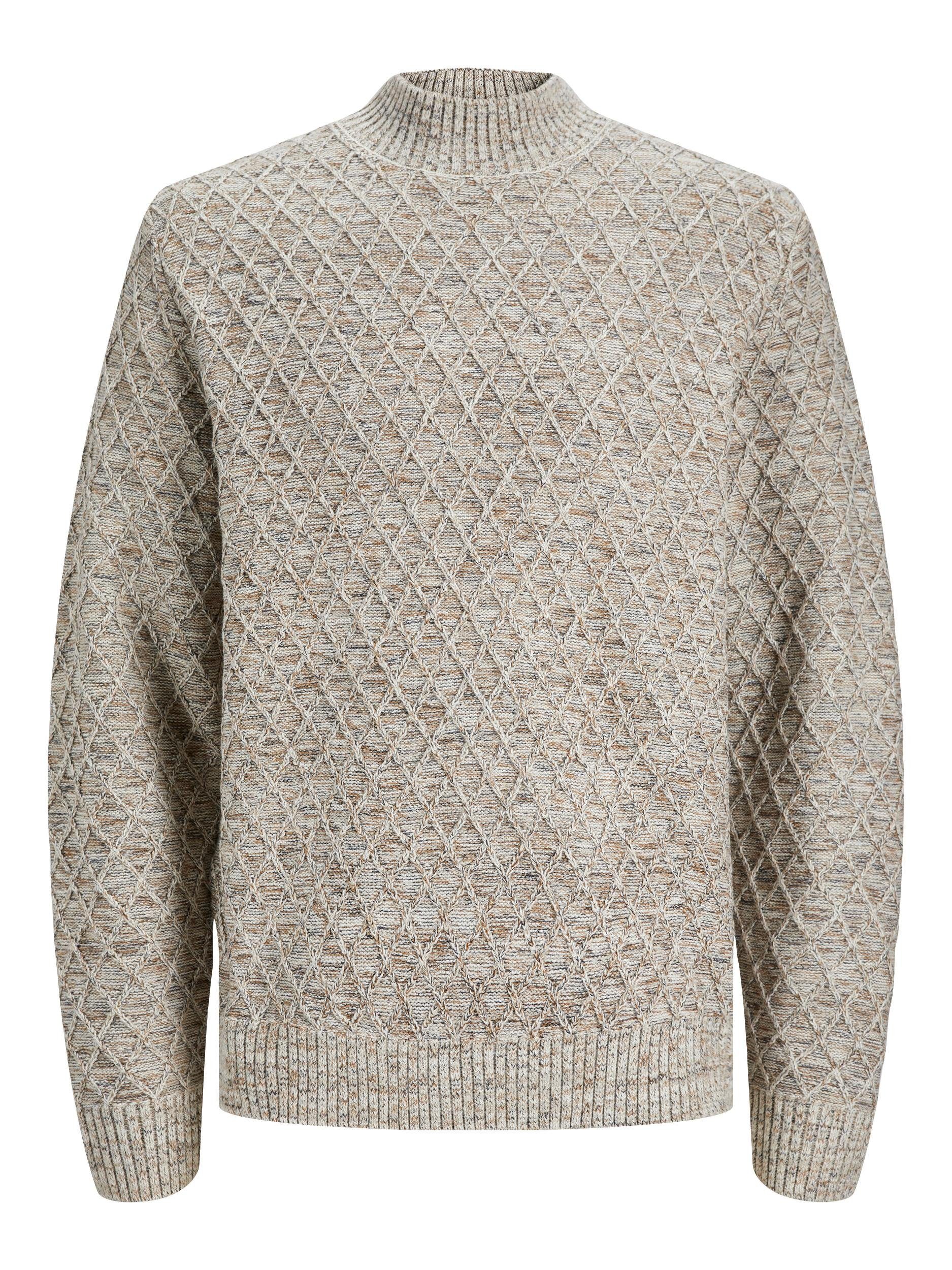 Jack & Jones Trui met staande kraag JPRCCZIGGI KNIT MOCK NECK LN